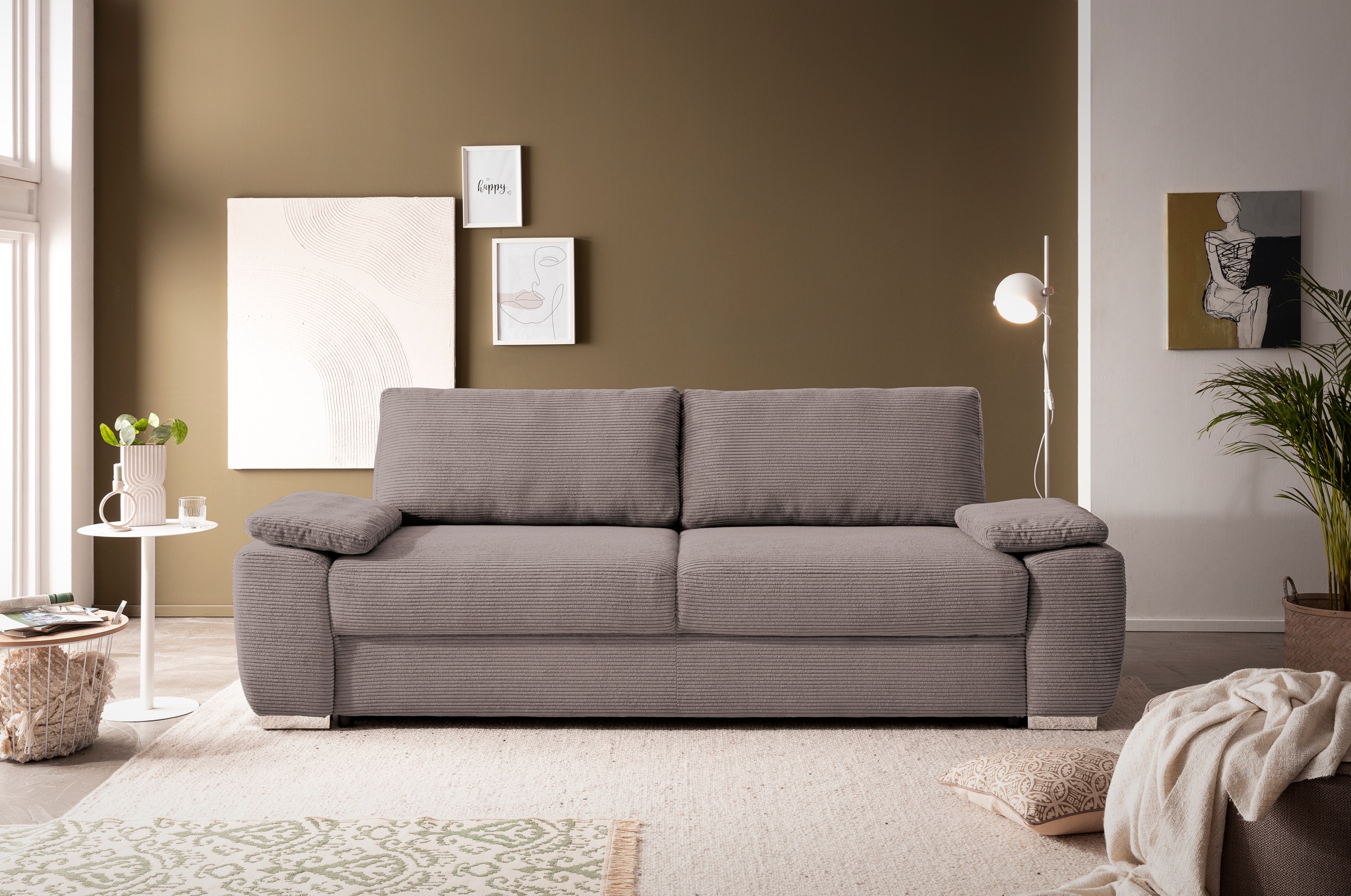 exxpo - sofa fashion 2-Sitzer »SOLSBURY, Sofa, Schlafsofa«, inkl. Federkern günstig online kaufen