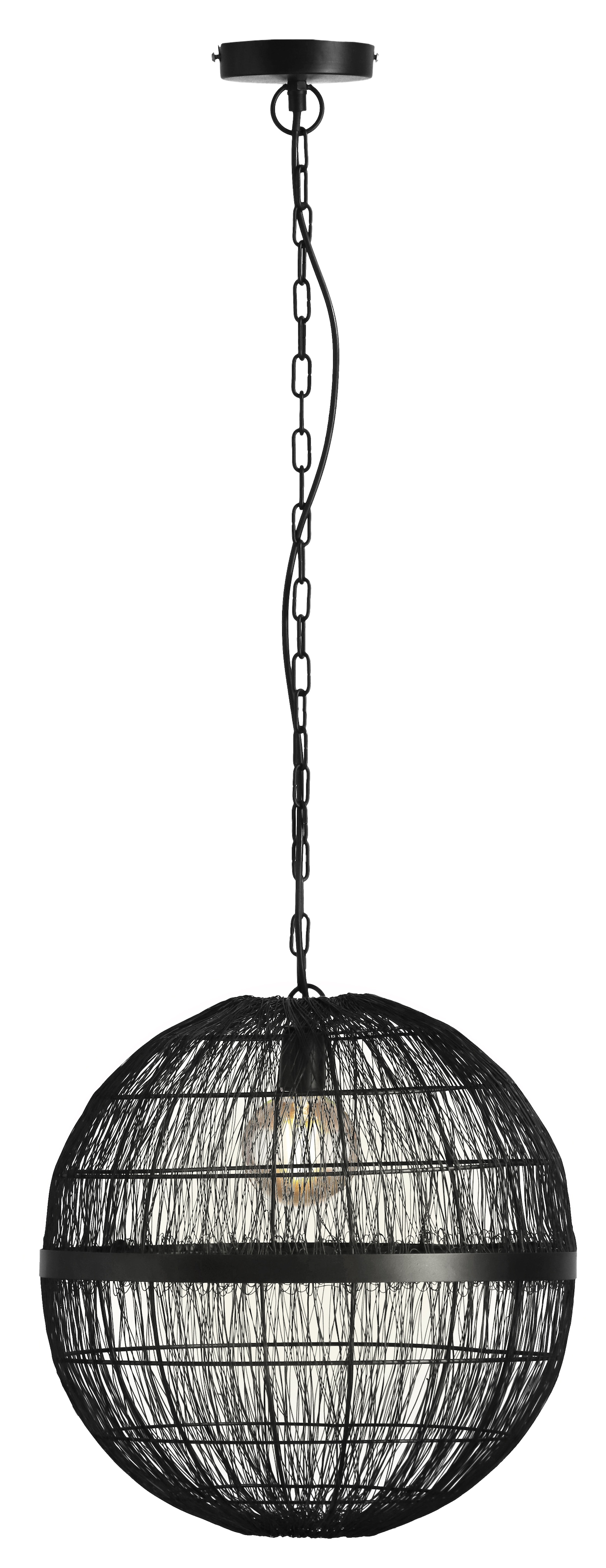 GLOBO LIGHTING Hängeleuchte »HERMI II« E27 1 Stk. Hängelampe schwarz Metall günstig online kaufen