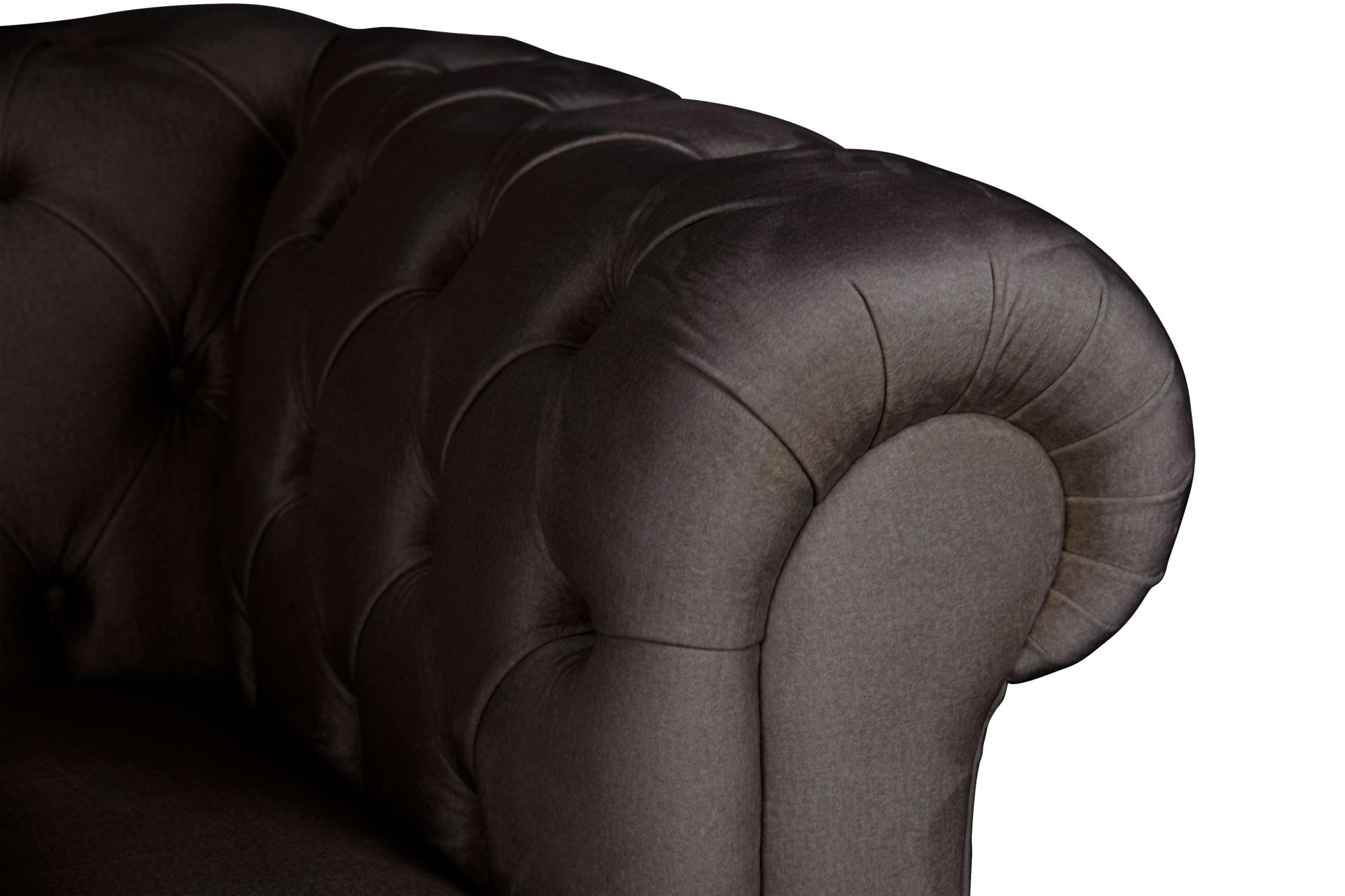 Home affaire Sessel »CHARENTE, Chesterfield, Wellenfederung, Maße B/T/H: 105/89/74 cm«, mit edler Knopfheftung und typischen Armlehnen