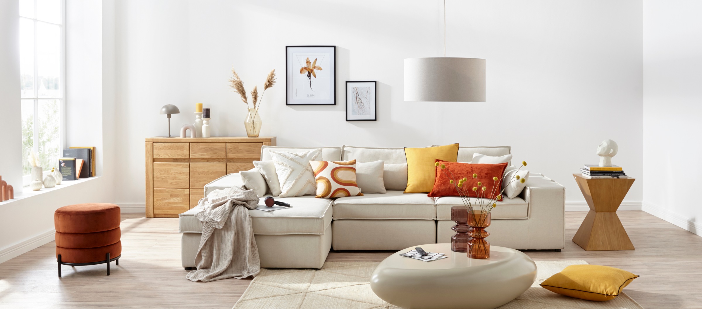 LeGer Home by Lena Gercke Tischleuchte »Linnea Pilz Lampe«, 1 flammig, Leuc günstig online kaufen