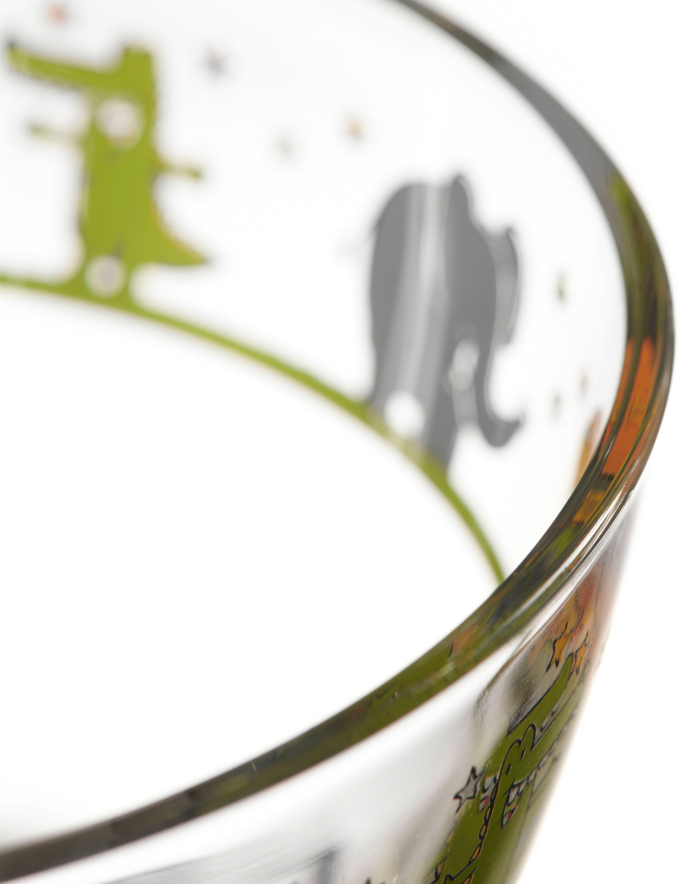 LEONARDO Kinderschale »BAMBINI«, 6 tlg., aus Glas, Löwe/Elefant/Krokodil, Ø 12 cm