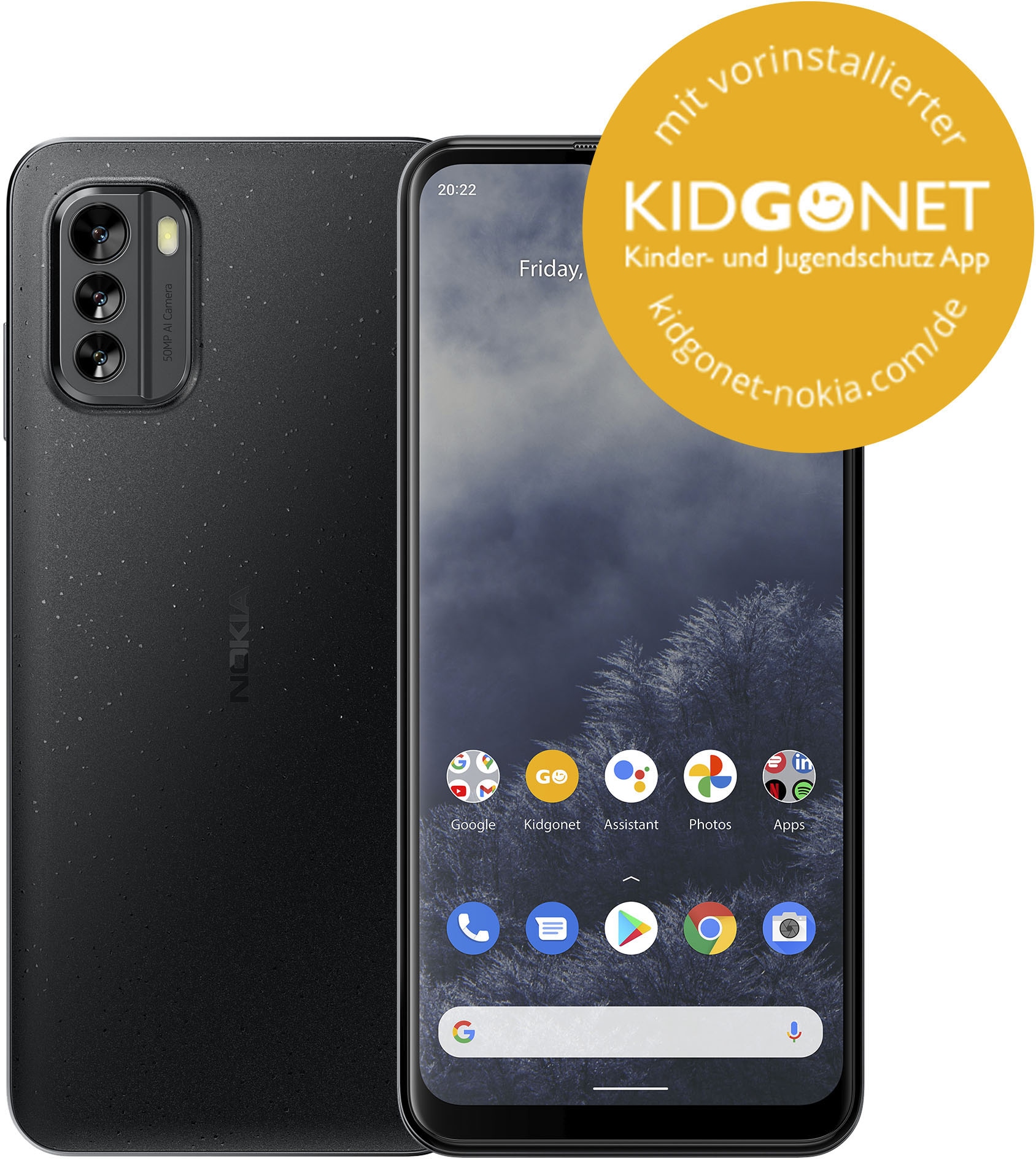 Black, Pure 128 bestellen Nokia G60«, online MP Kamera Speicherplatz, 50 »Prokids 16,71 Phone cm/6,58 Smartphone – Zoll, GB