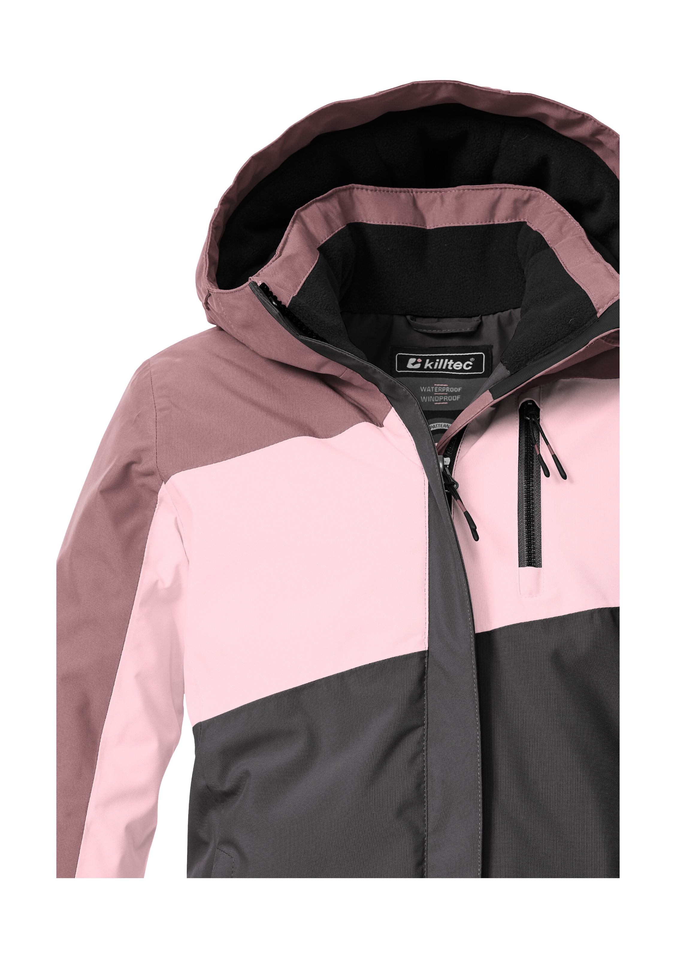 Killtec Funktionsjacke »KOW 218 GRLS JCKT«, Winddichte, wasserdichte Kinderjacke mit verstellbarer Kapuze