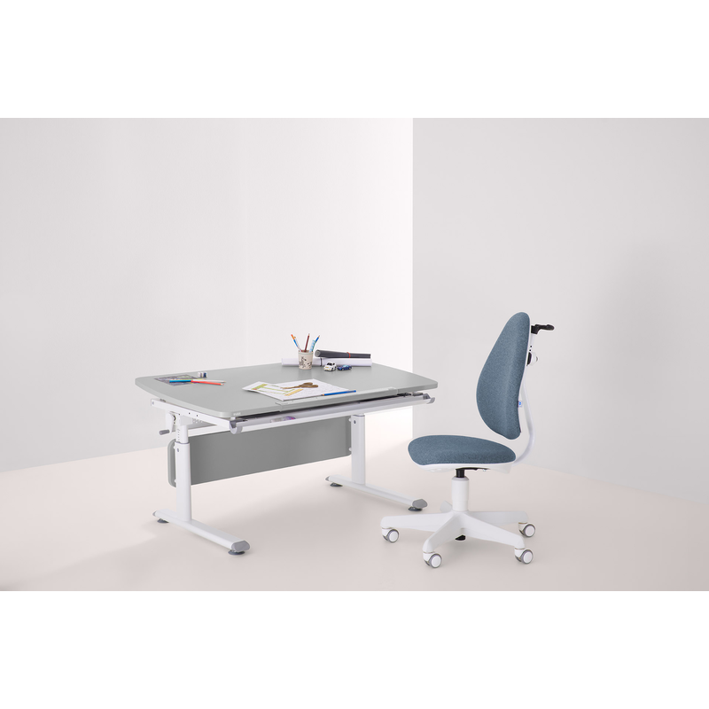 PAIDI Schreibtischstuhl »JOOKI S aus pflegeleichtem Mikrofaser, ergonomisch mitwachsend« () höhenverstellbarer Kinderstuhl, 360° Drehstuhl, 80 Kg...