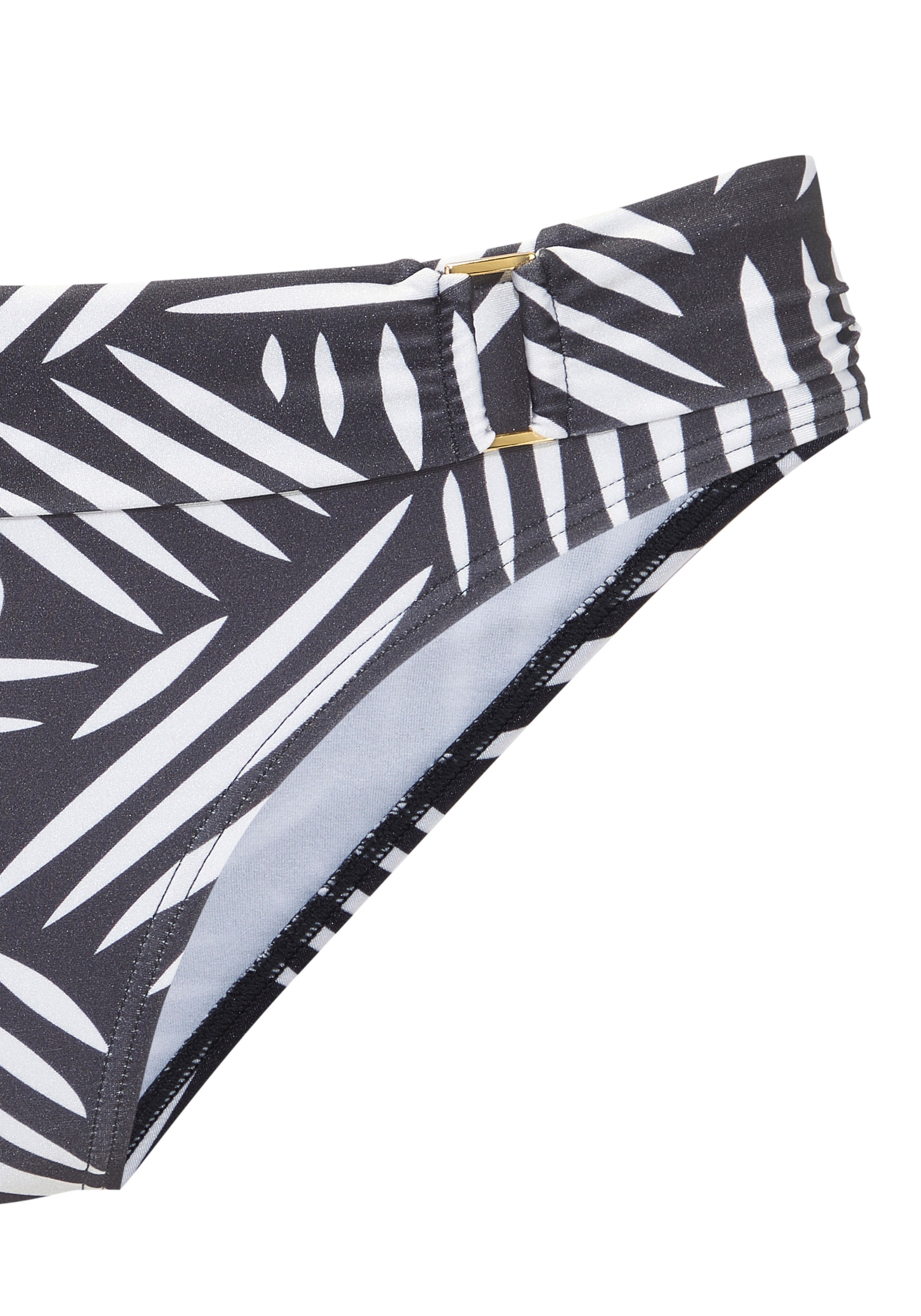 LASCANA Bikini-Hose »Liv« Mit goldfarbener Schnalle