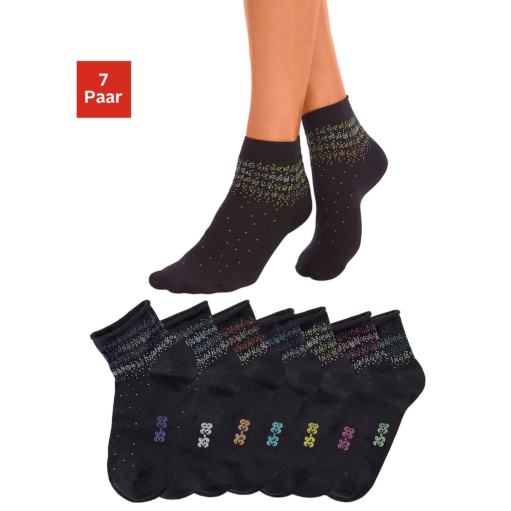 H.I.S Kurzsocken, (Set, 7 Paar)