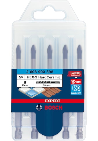 Bosch Professional Fliesenbohrer »EXPERT HEX-9 HardCeramic Dachziegel«, (Set, 5 tlg.),... kaufen