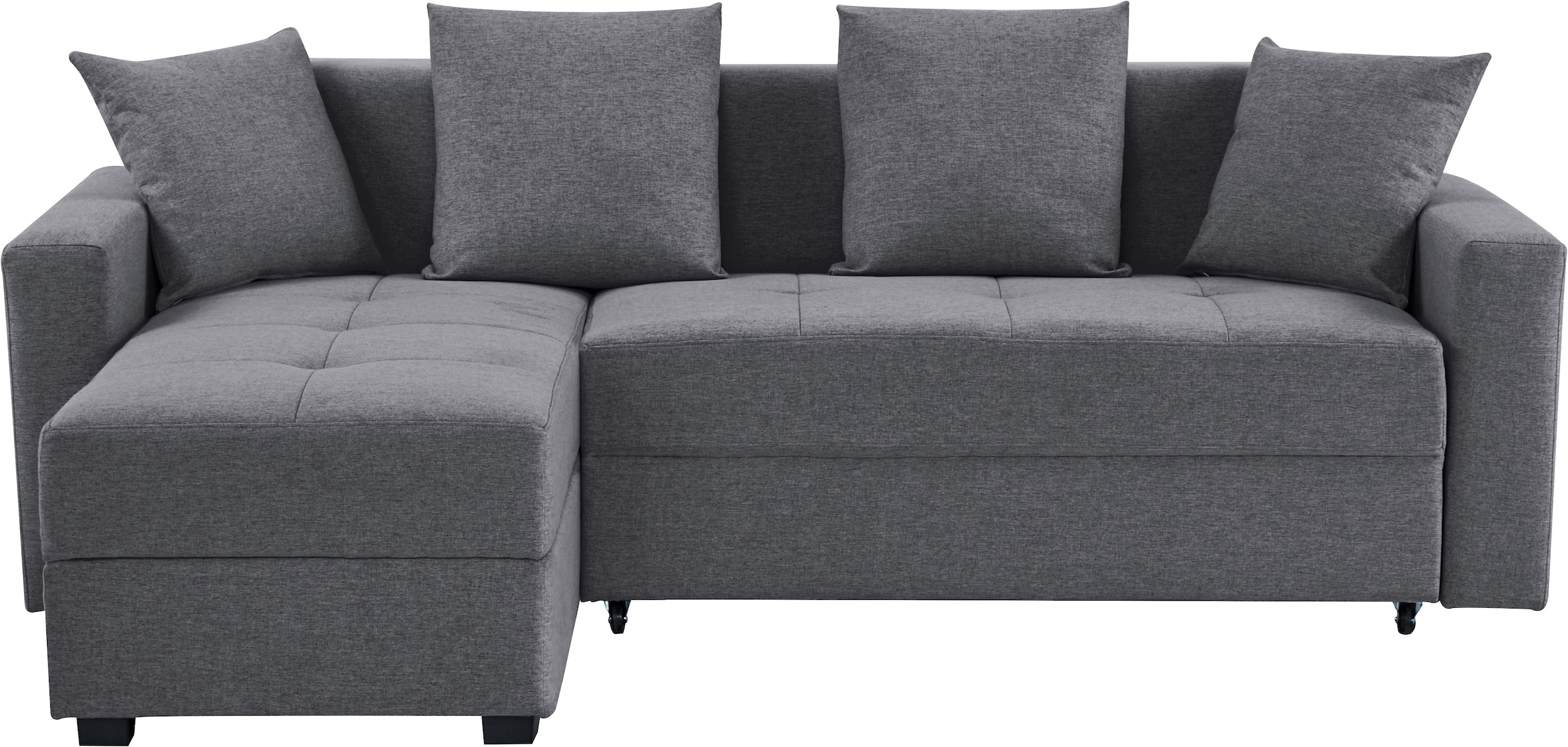 INOSIGN Ecksofa »KILLAM, 217 cm, L-Form, mit Schlaffunktion u. Bettkasten«, günstig online kaufen