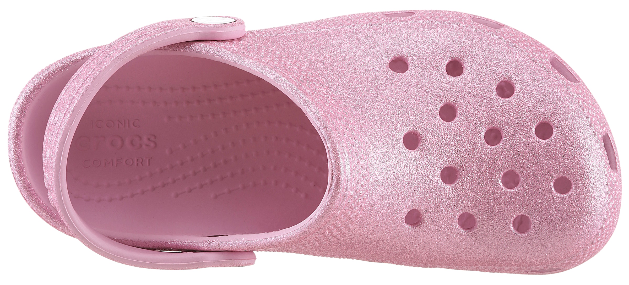 Crocs Clog »Classic K«, Sommerschuh, Hausschuh, Badeschuh mit schwenkbarem Fersenriemchen