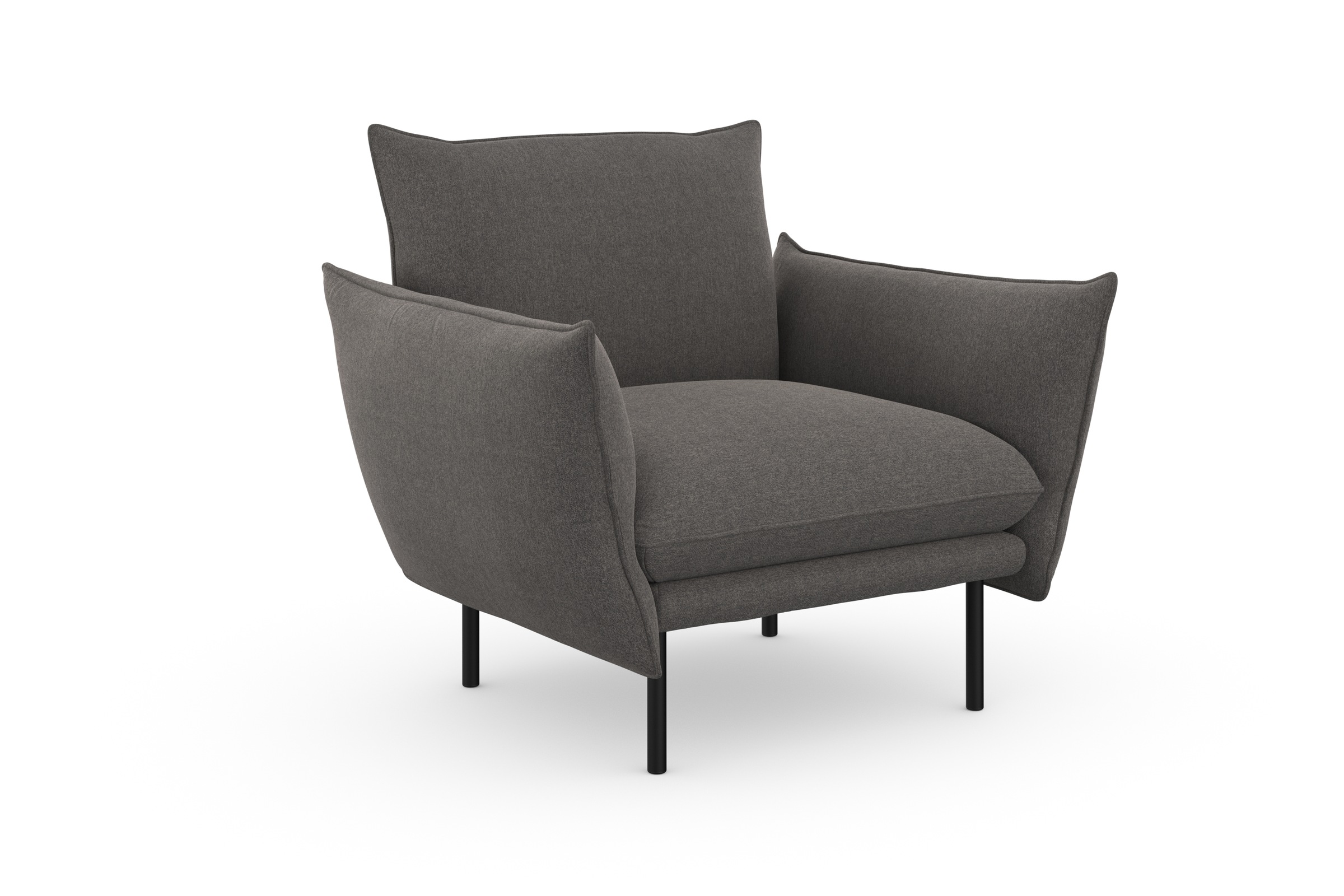 andas Sessel »Stine Cocktailsessel«, Besonderes Design durch Kissenoptik und Keder, by Morten Georgsen