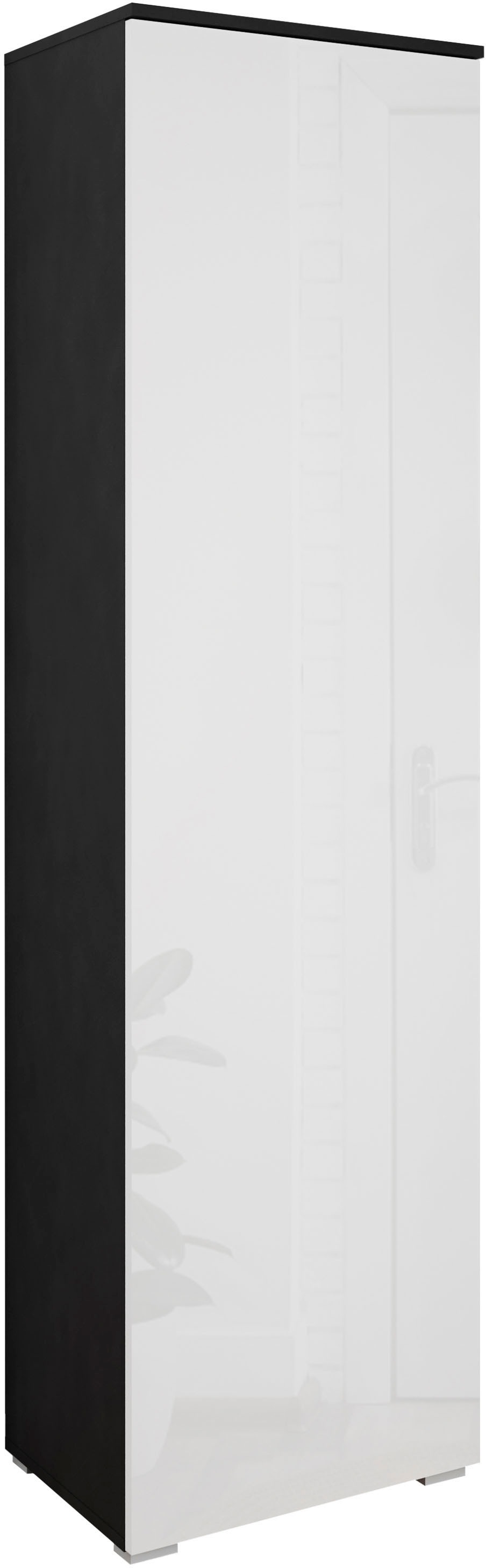 INOSIGN Schuhschrank »Paris, stehend oder hängend montierbar, Türanschlag wechselbar«, moderne Garderobenschrank Höhe 180cm, 6 geräumiger Fächer