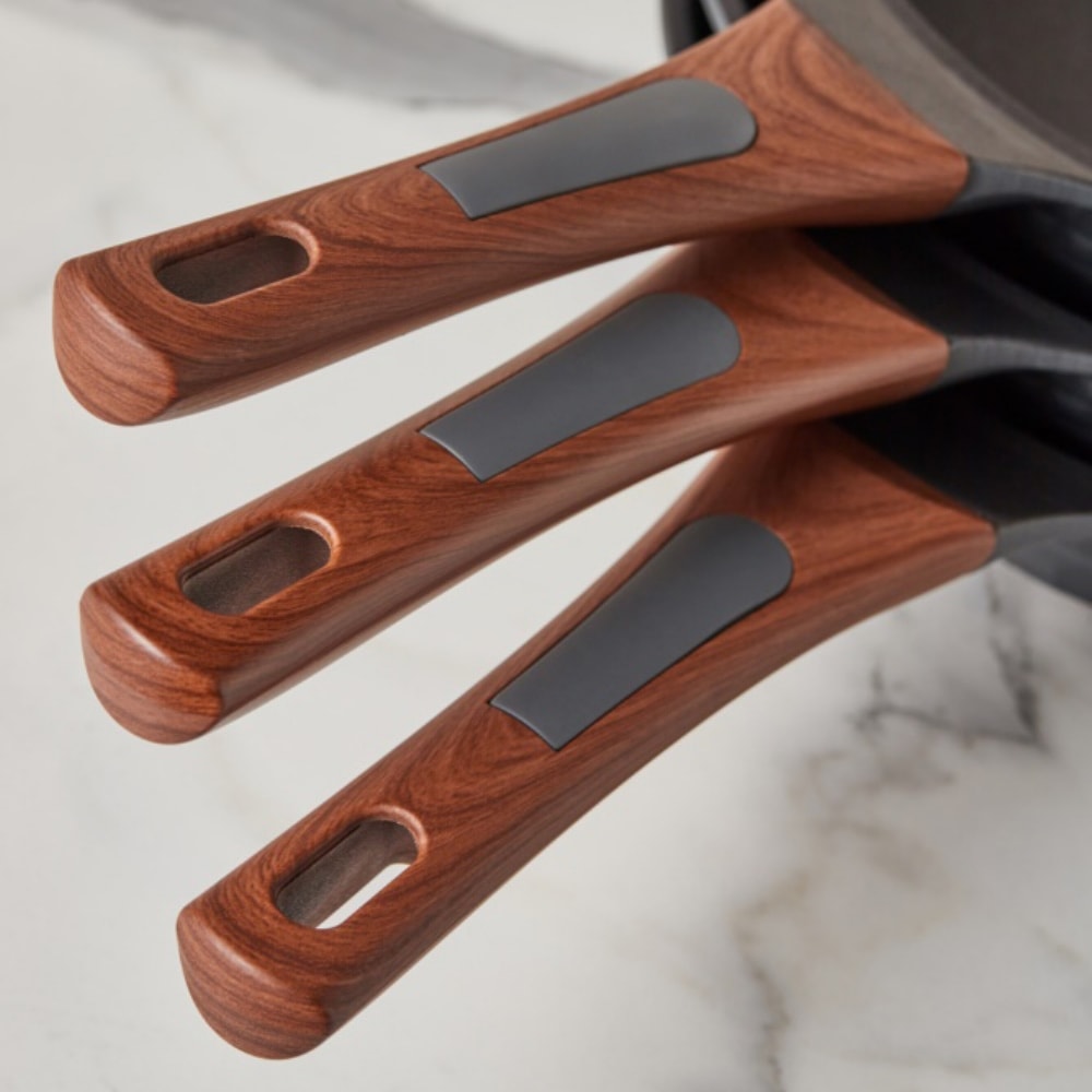RESTO Kitchenware Bratpfanne »Capella, Pfanne antihaftbeschichtet und spülmaschinenfest«, Aluminiumguss, (1 tlg.), Schmorpfanne mit einzigartigem 3D-Design
