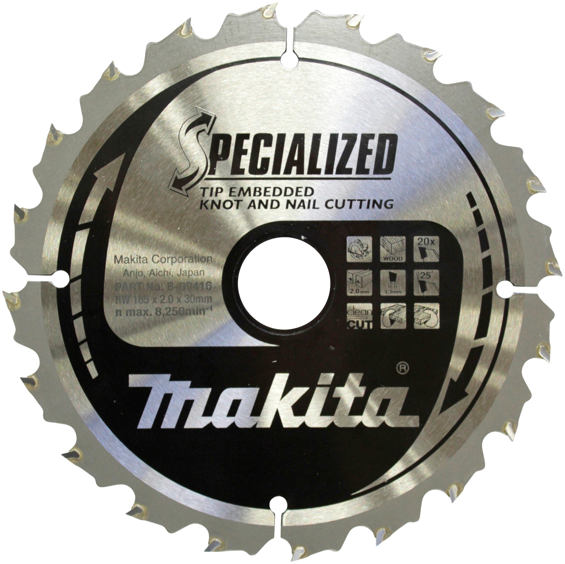 Makita Akku-Handkreissäge »DRS780Z«, 62 mm, 2x 18 V, ohne Akku & Ladegerät