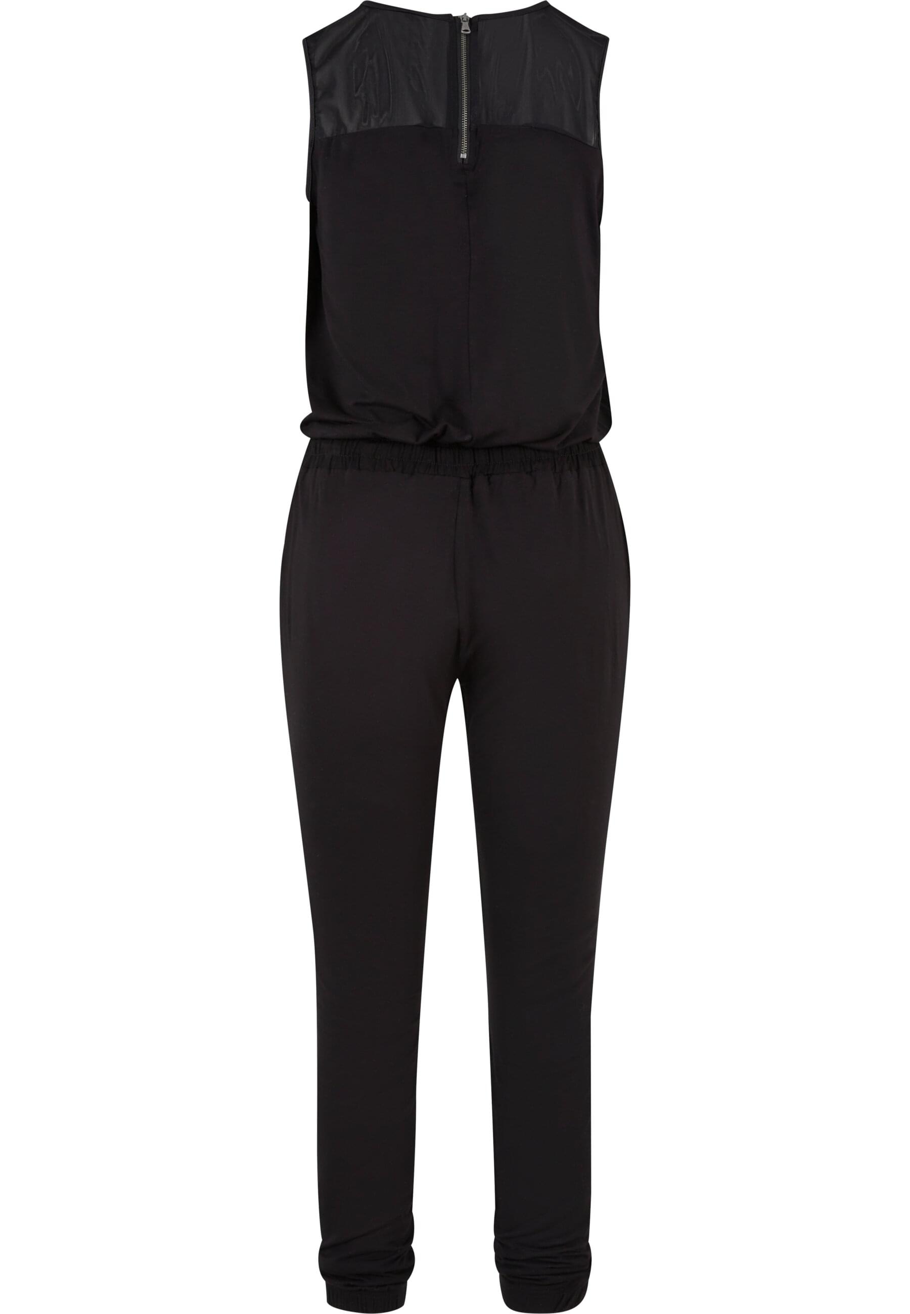 URBAN CLASSICS Jumpsuit »Urban Classics Damen Ladies Tech Mesh Long Jumpsuit« 1 Stk.
