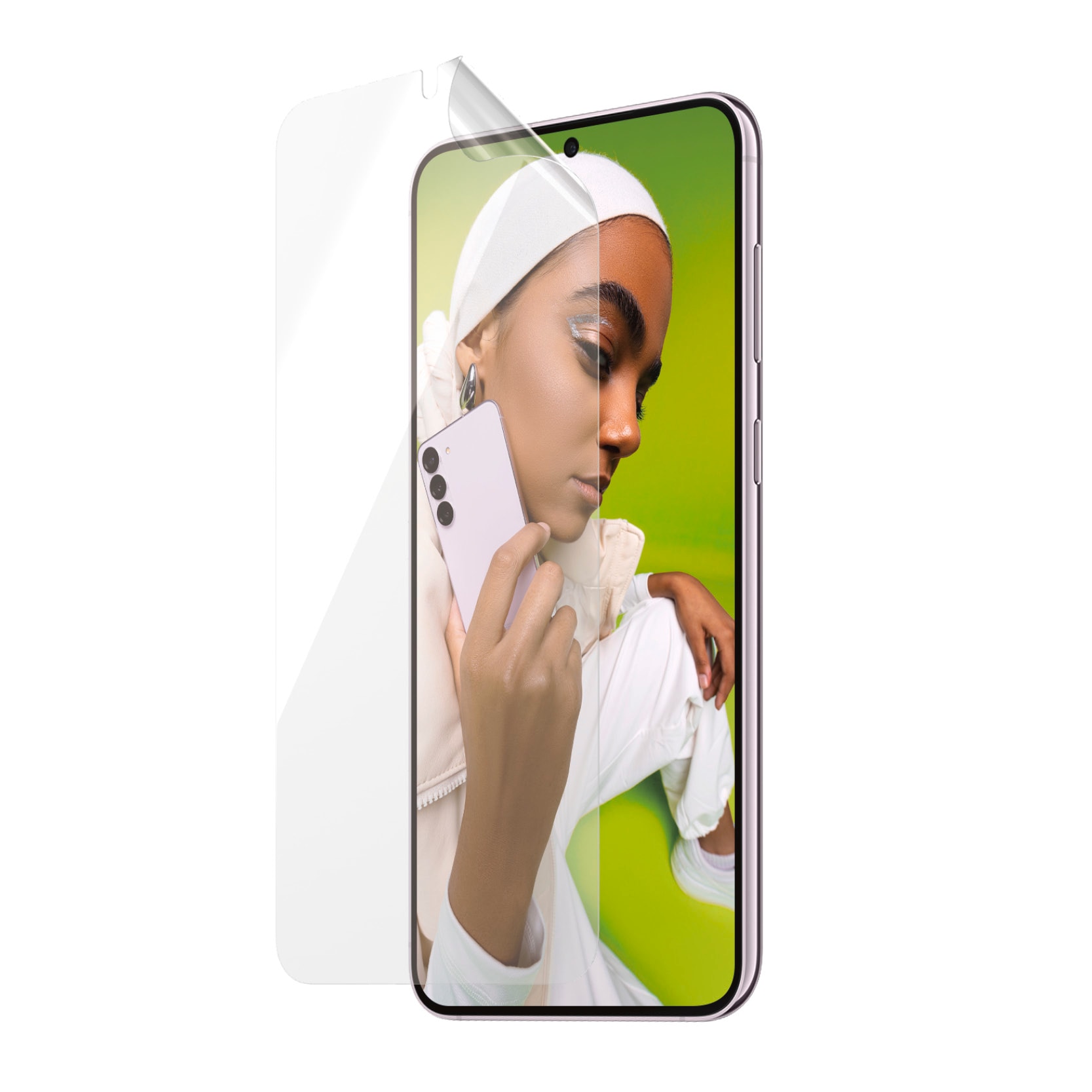 PanzerGlass Displayschutzfolie »Matrix Ultra Wide Fit Screen Protector«, für Samsung Galaxy S24+, Displayschutz, stoßfest, kratzbeständig