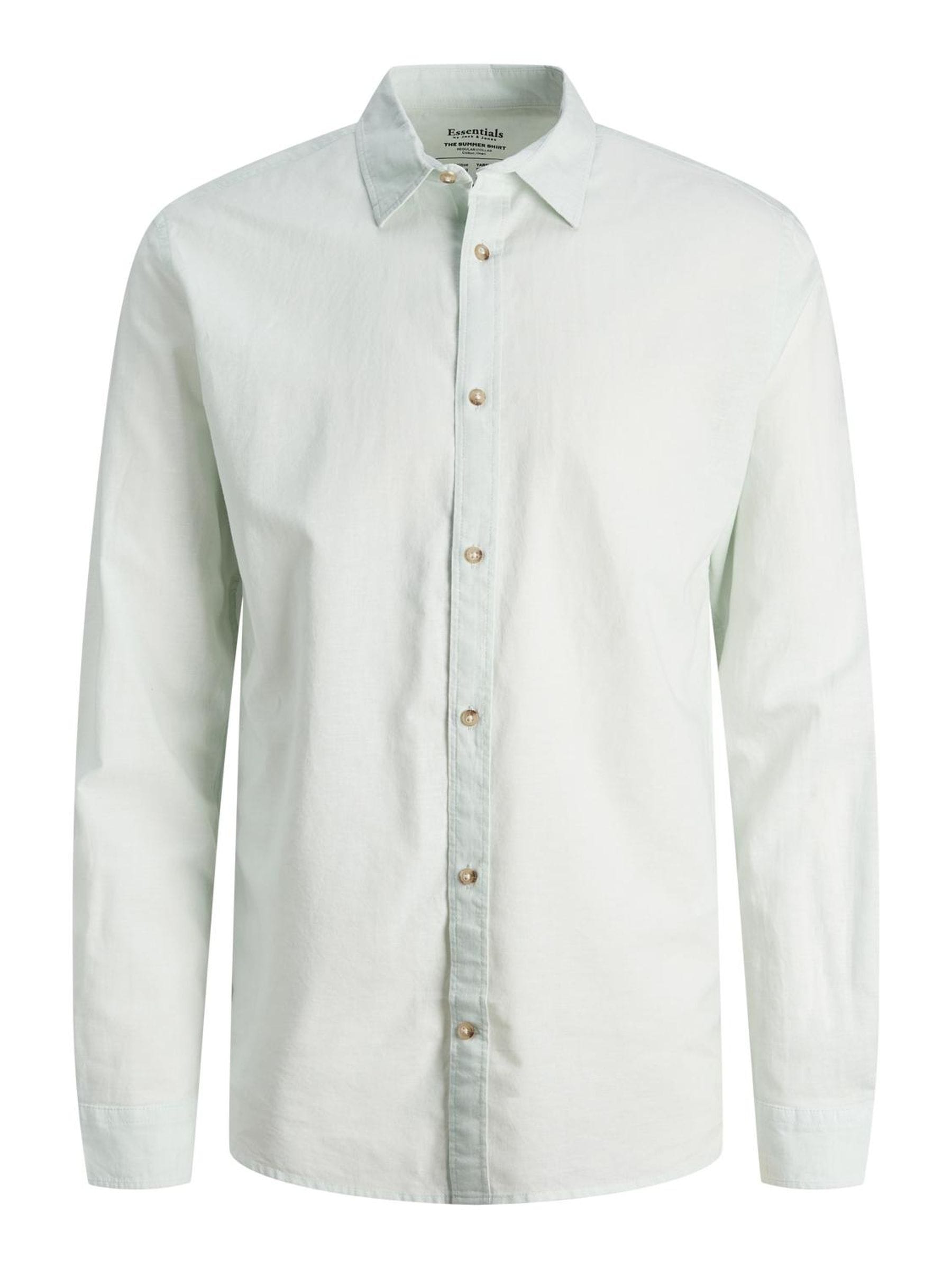 Jack & Jones Langarmhemd »JJESUMMER LINEN BLEND SHIRT LS SN«