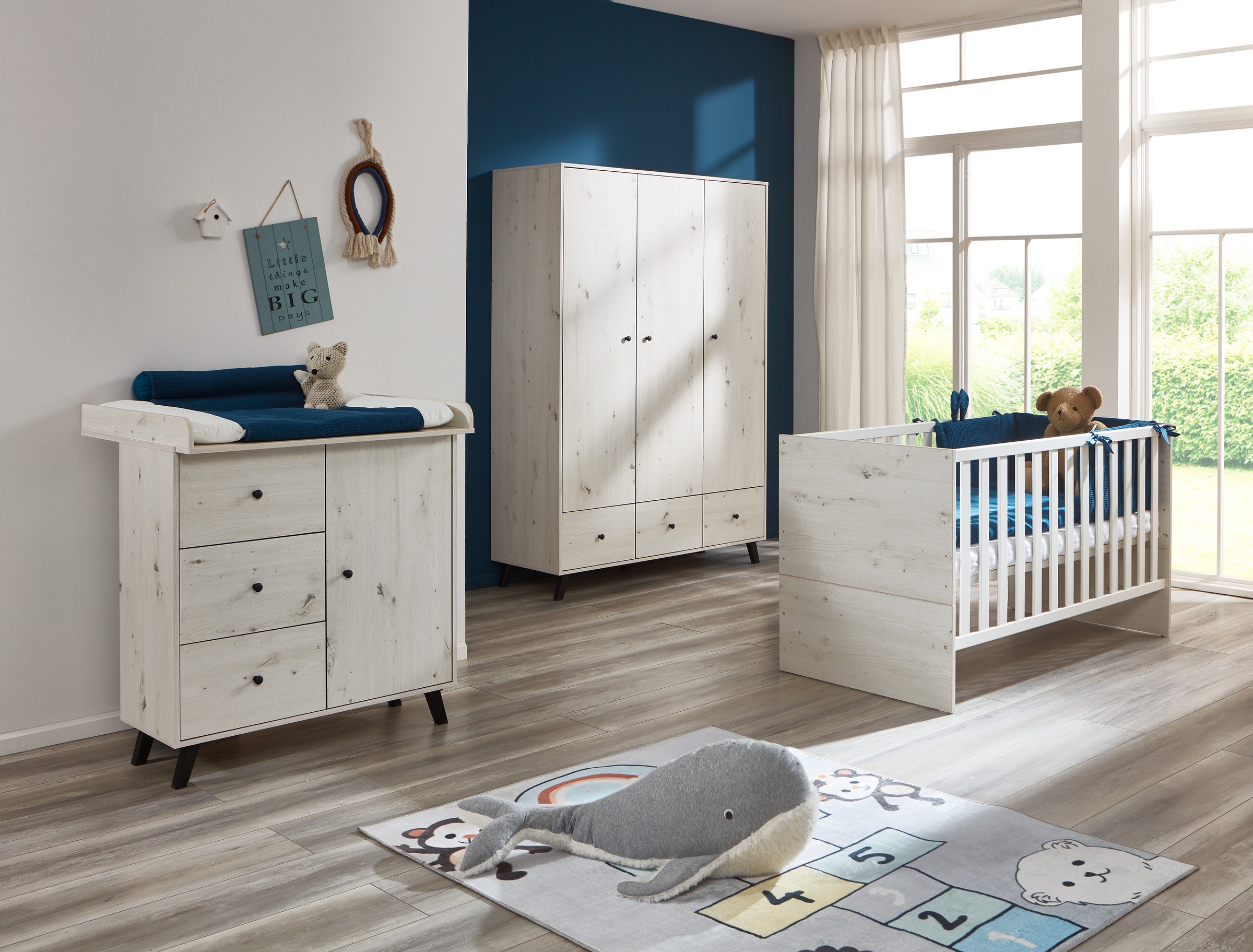 arthur berndt Babyzimmer-Komplettset »Babyzimmer Set »Lavea« 3-teilig«, (Se günstig online kaufen