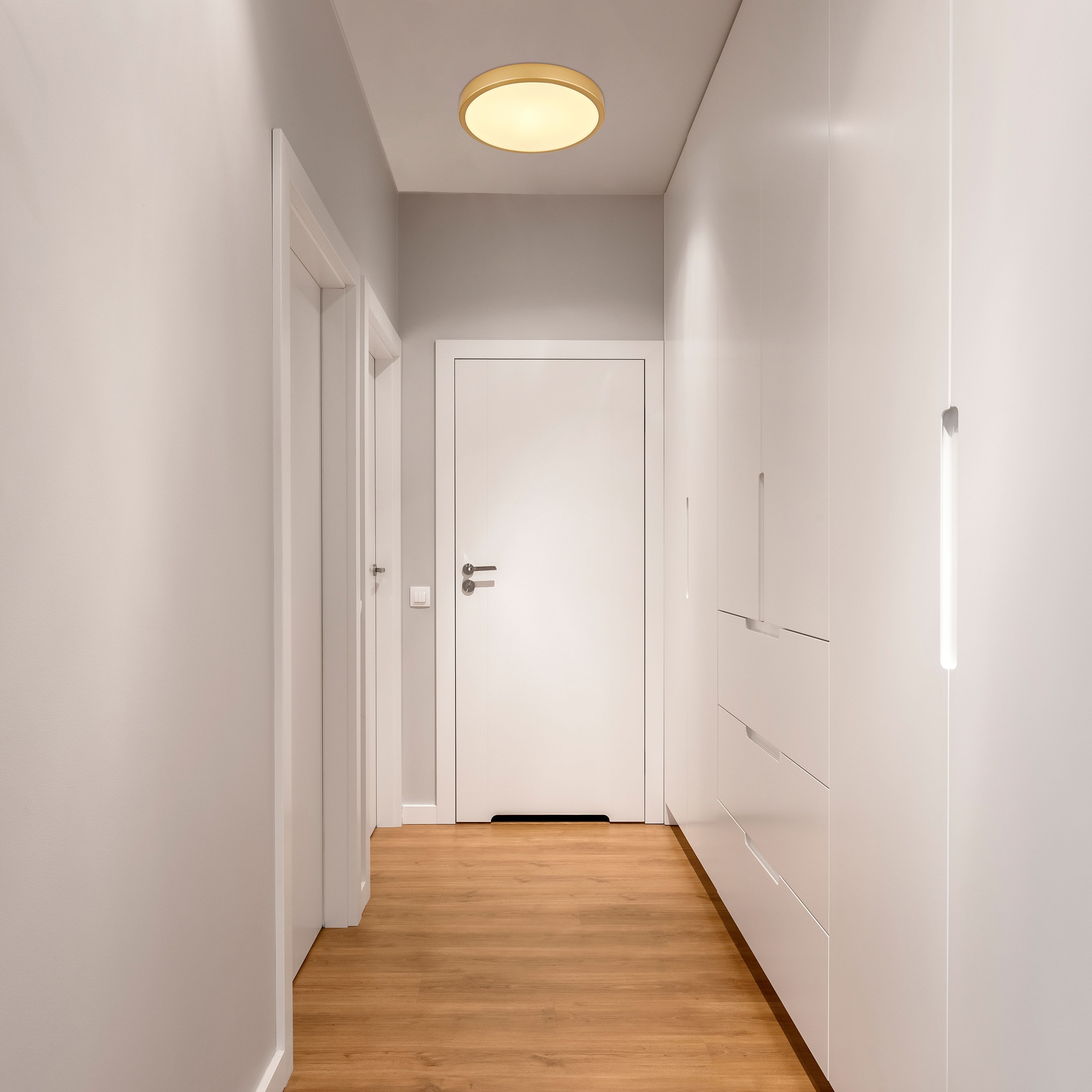 GLOBO LIGHTING Deckenleuchte »TIBEY« LED-Modul 1 Stk. Warmweiß Deckenlampe günstig online kaufen