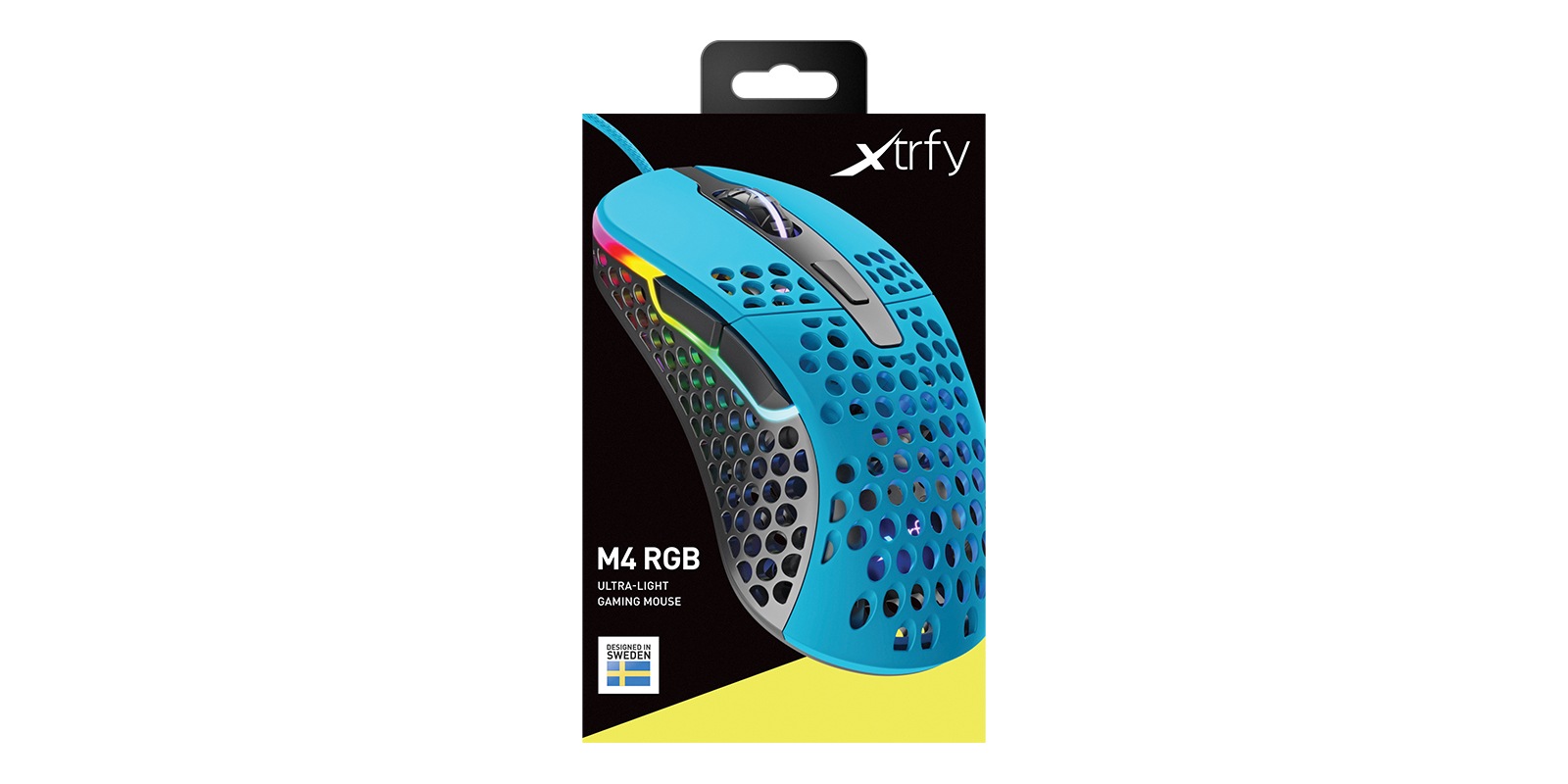 Cherry Xtrfy Gaming-Maus »M4 RGB«, kabelgebunden, ultraleichte Gaming-Maus