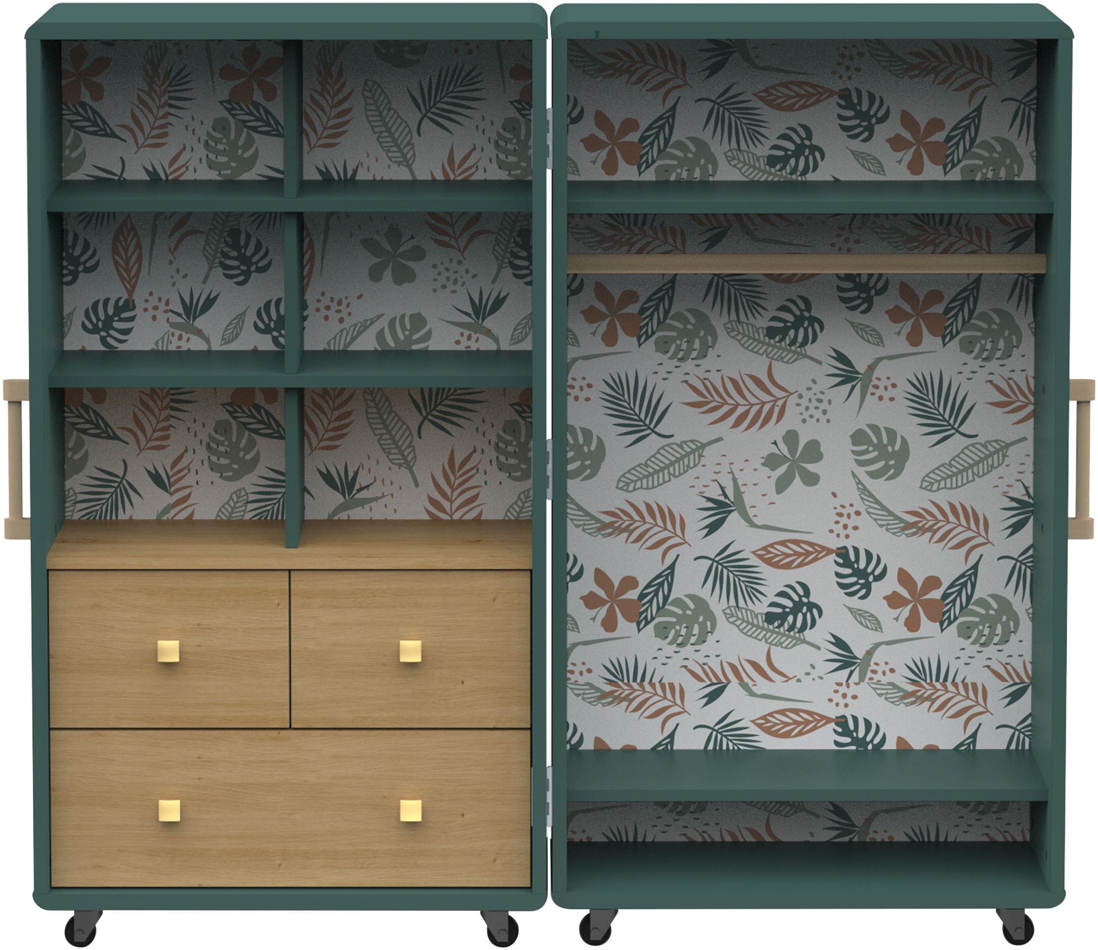 Demeyere GROUP Kinderkleiderschrank »Mini malle«, Attraktives modernes Design