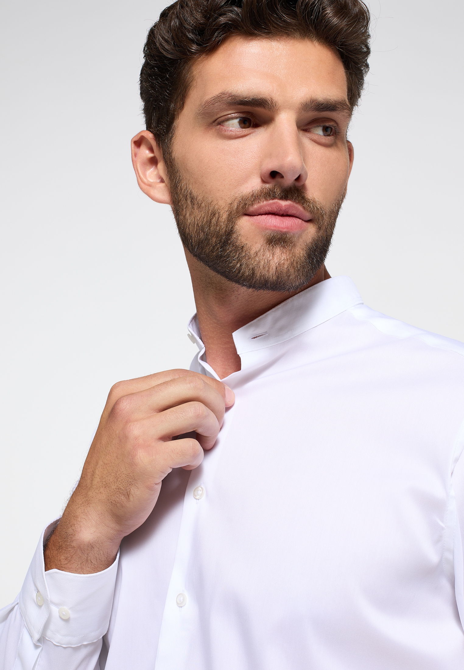 Eterna Langarmhemd »MODERN FIT« EASY IRON (bügelleicht)