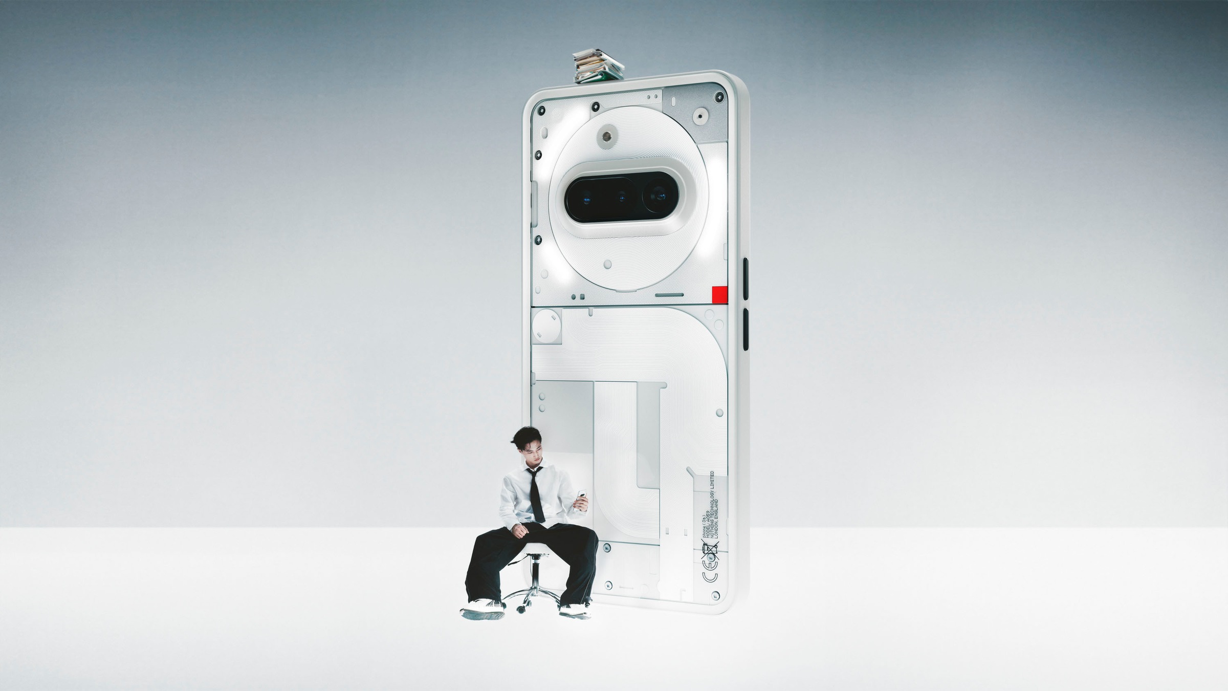 NOTHING Smartphone »PHONE (3a)«, weiß
