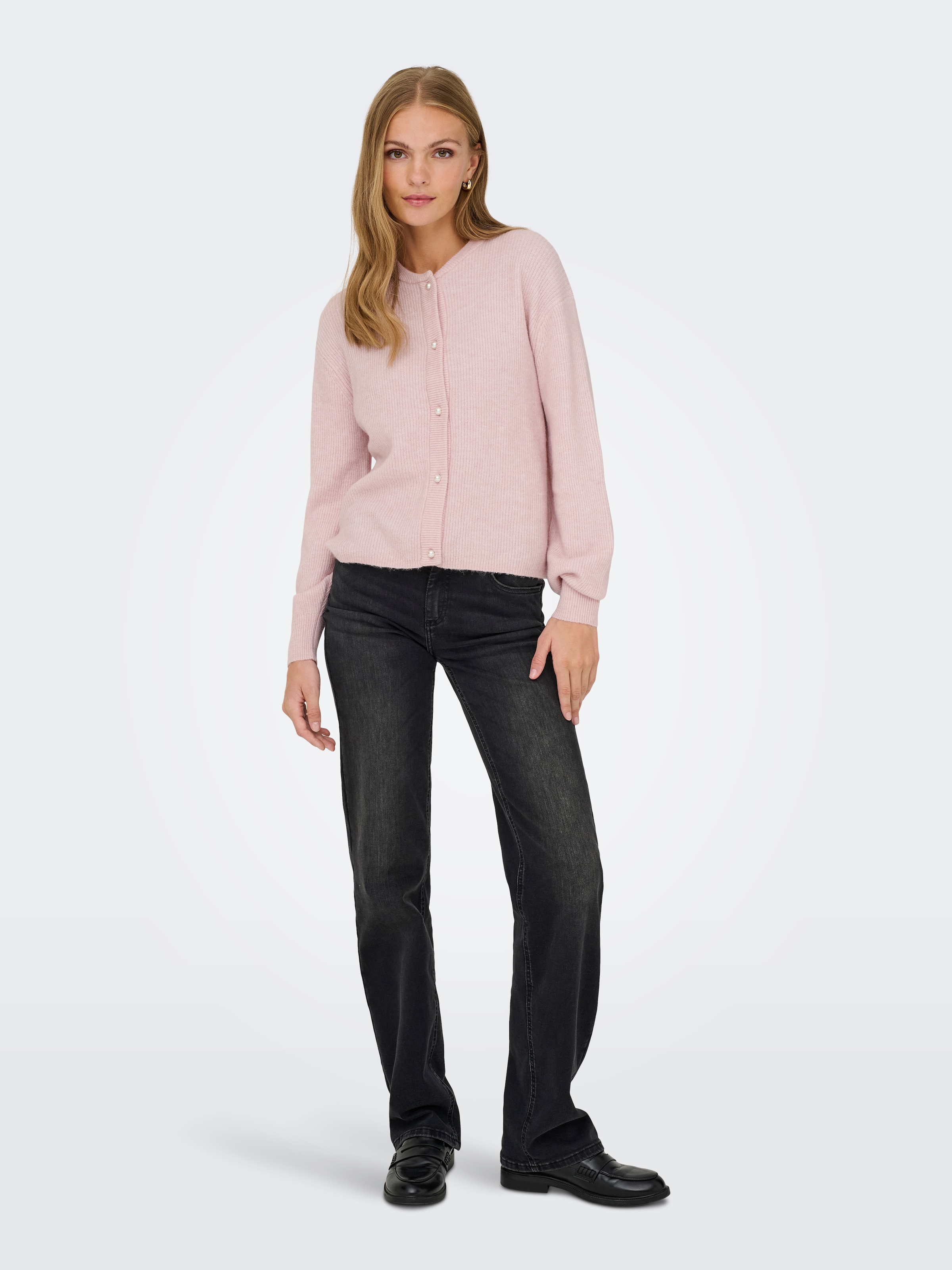 JDY Strickjacke »JDYLUMI LIFE L/S BUTTON CARDIGA KNT NOOS« Materialmix,