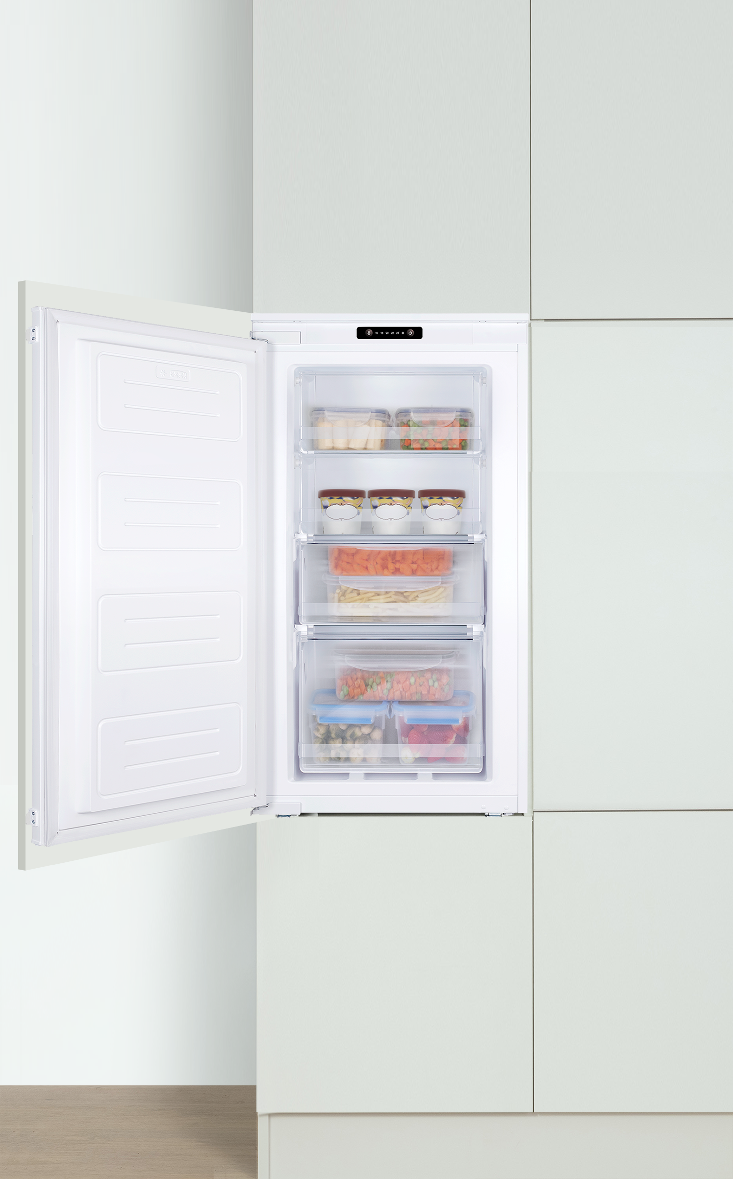 Amica Einbaugefrierschrank »EGSS 321 900«, 87,1 cm hoch, 54 cm breit, Supergefrierfunktion