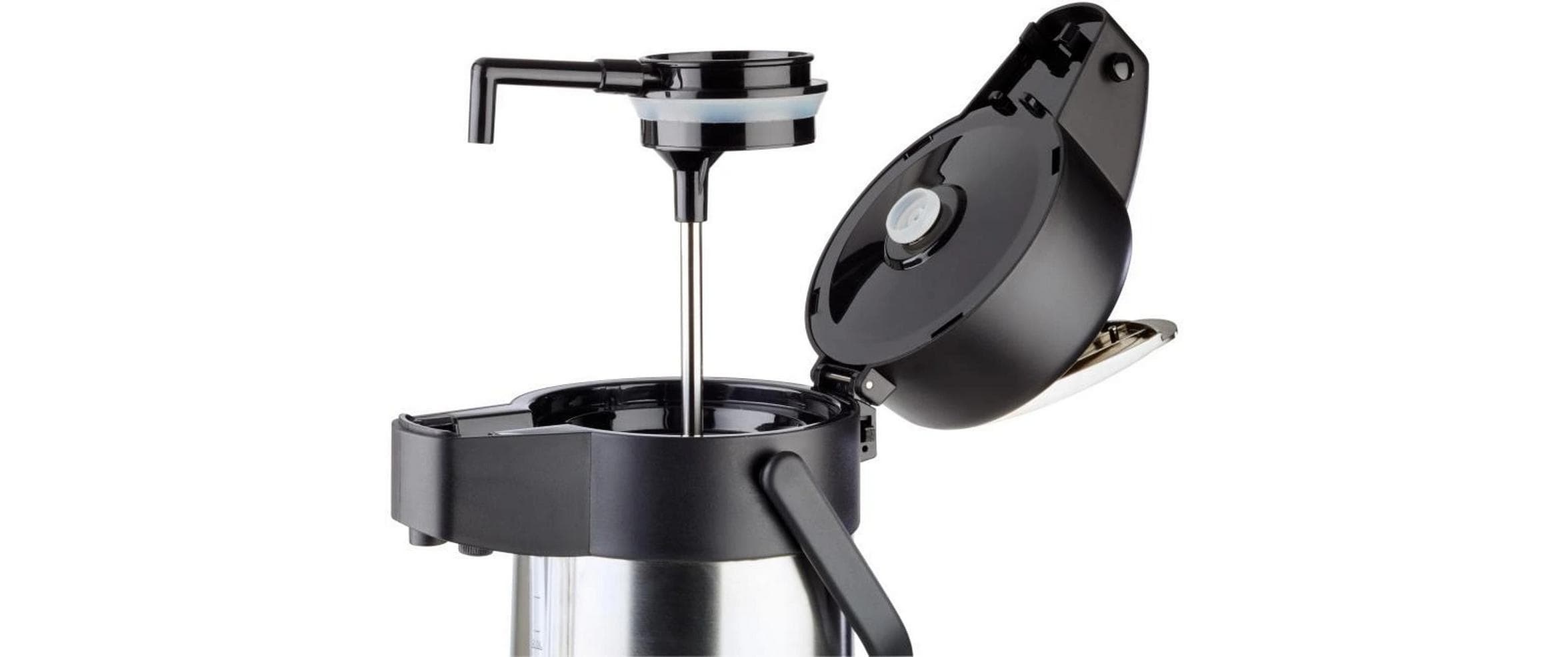 APS Isolierkanne »Premium« 3 l Pumpmechanismus, Edelstahl/Kunststoff