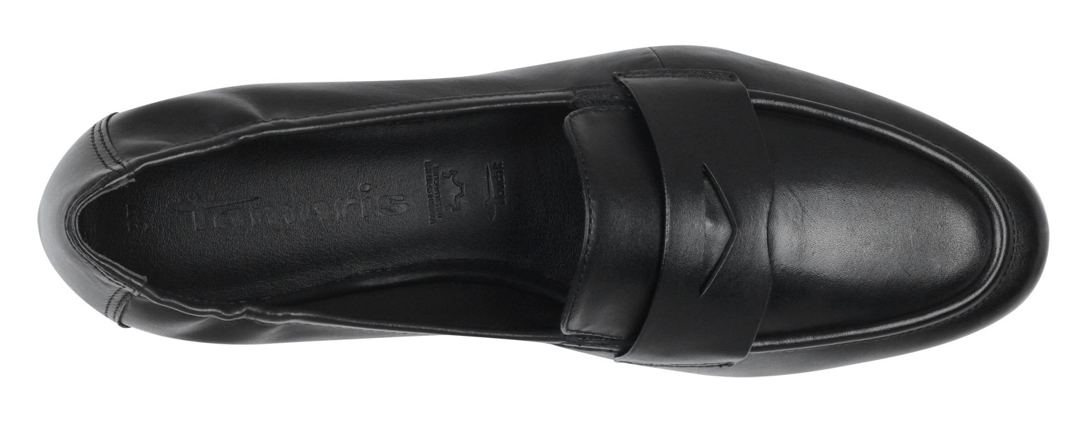 Tamaris Slipper, Blockabsatz, Businessschuh, mit klassischem Zierriegel