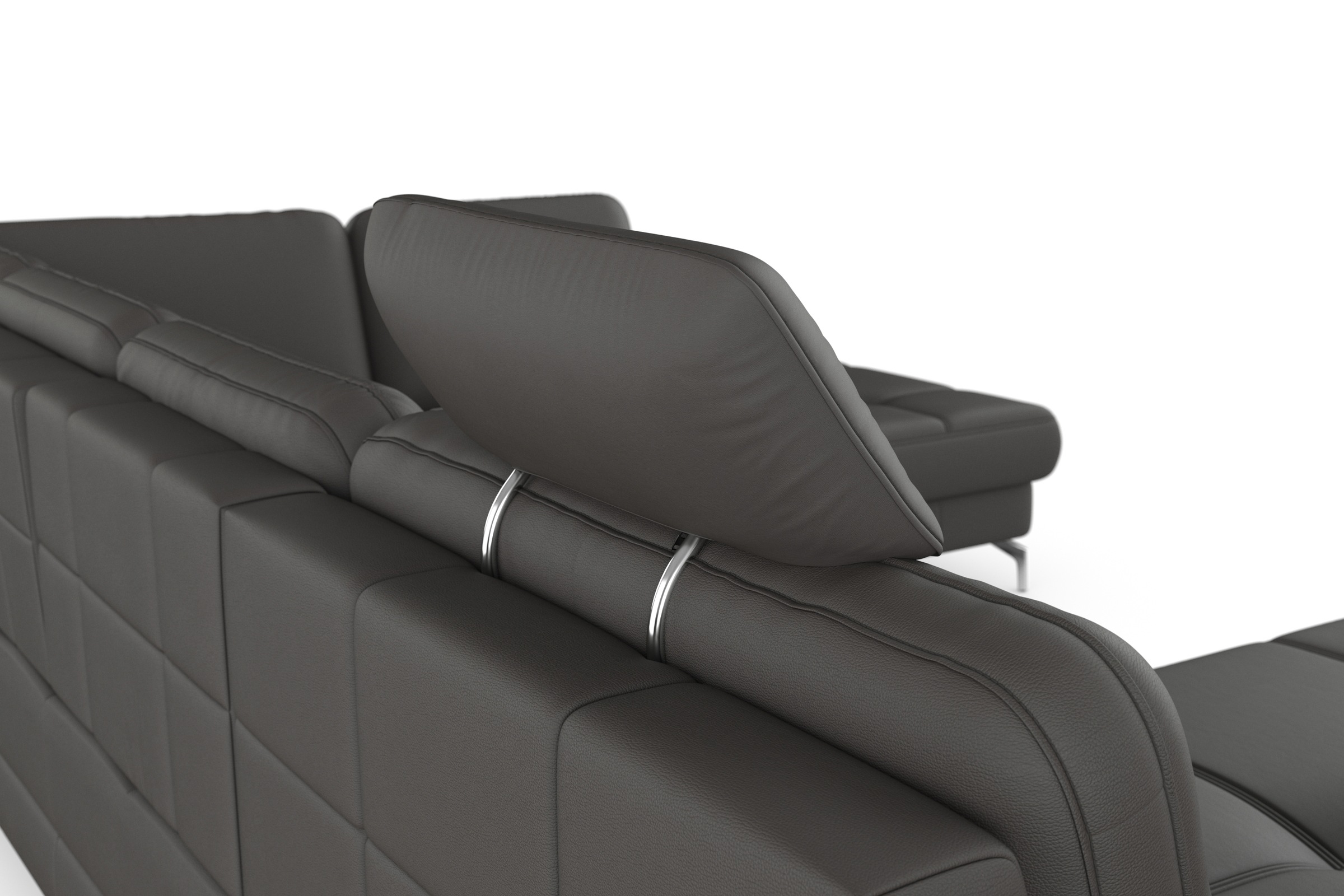 sit&more Wohnlandschaft »Bendigo U-Form«, inklusive Sitztiefenverstellung, Bodenfreiheit 12 cm, in 2 Fußfarben
