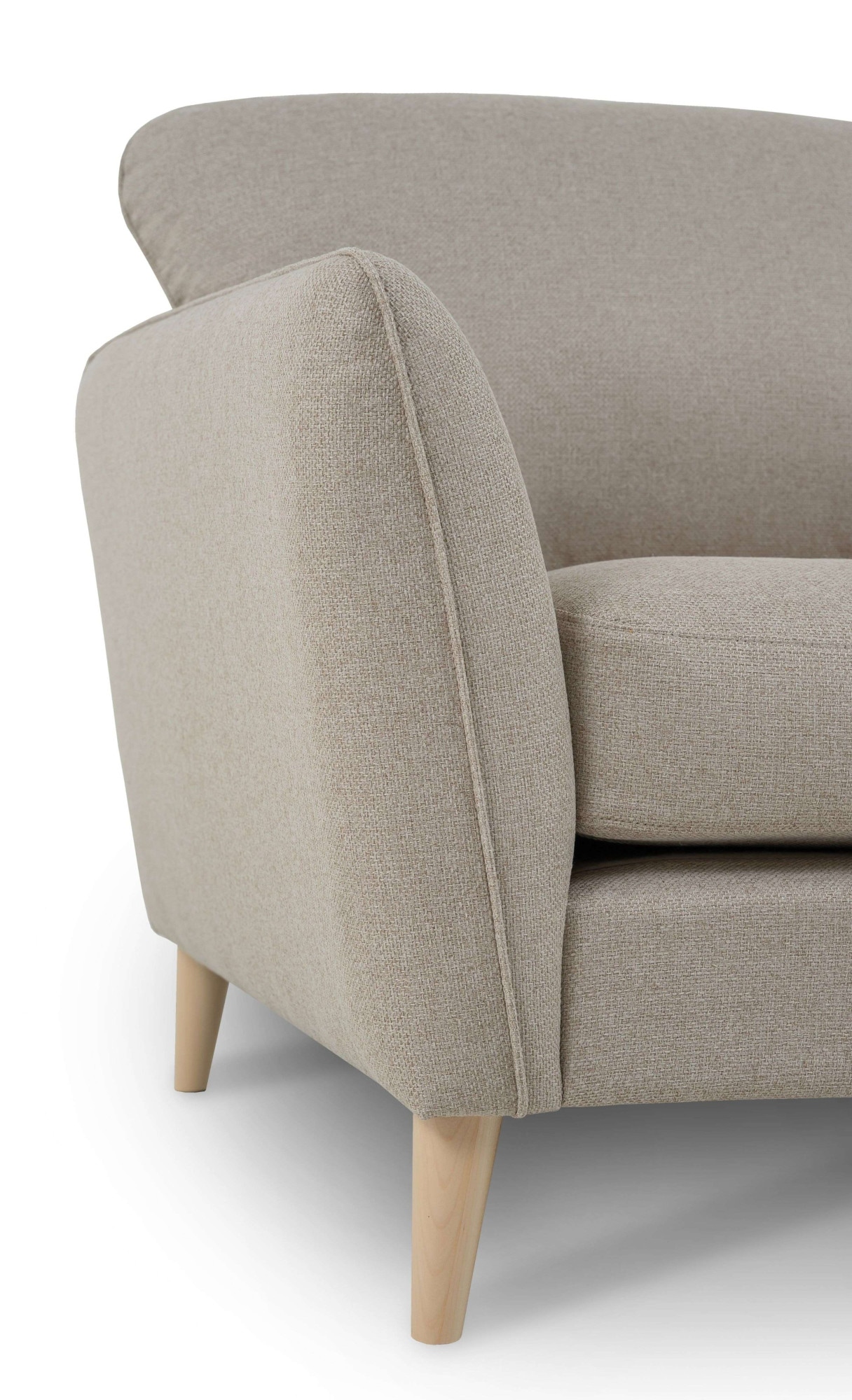 Home affaire Ecksofa »MARSEILLE 278/202 cm, L-Form, Ottom. rechts/links«, Massivholzbeine aus Eiche, in verschieden Bezügen und Farbvarianten