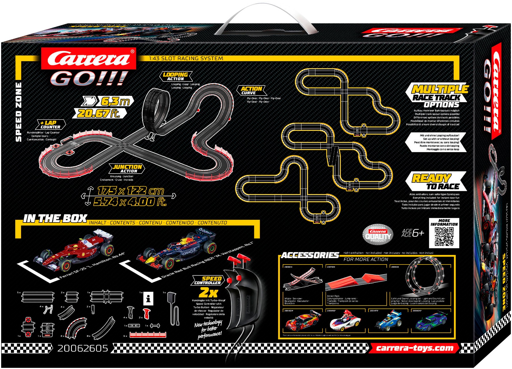 Carrera® Autorennbahn »Carrera GO!!! Speed Zone«