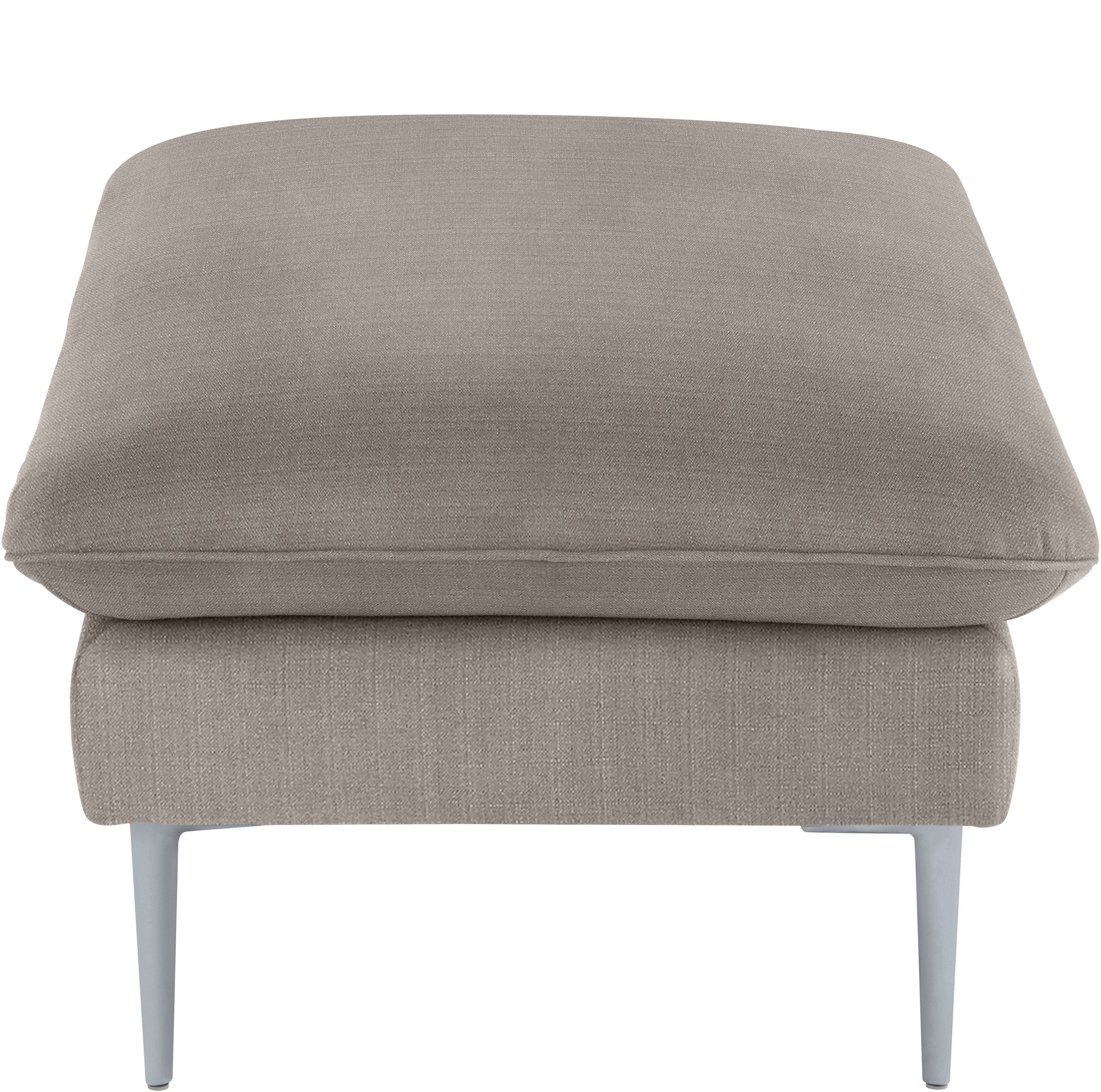 W.SCHILLIG Hocker »enjoy&MORE«, Füße silber matt, Breite 106 cm