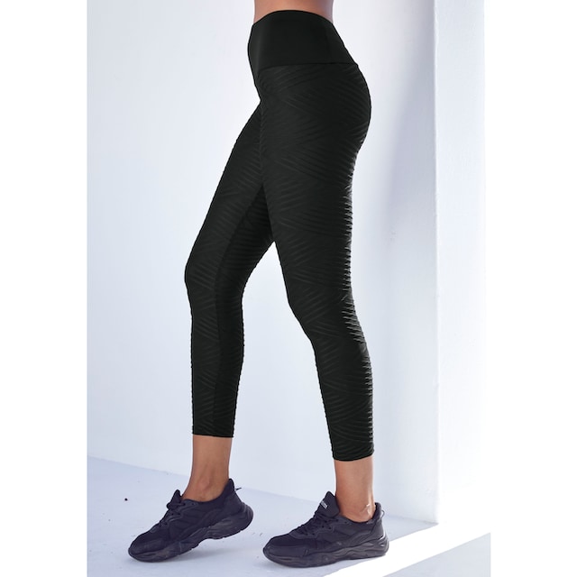 LASCANA ACTIVE Leggings »-Sportleggings«, mit 3D-Struktur, Loungewear  kaufen