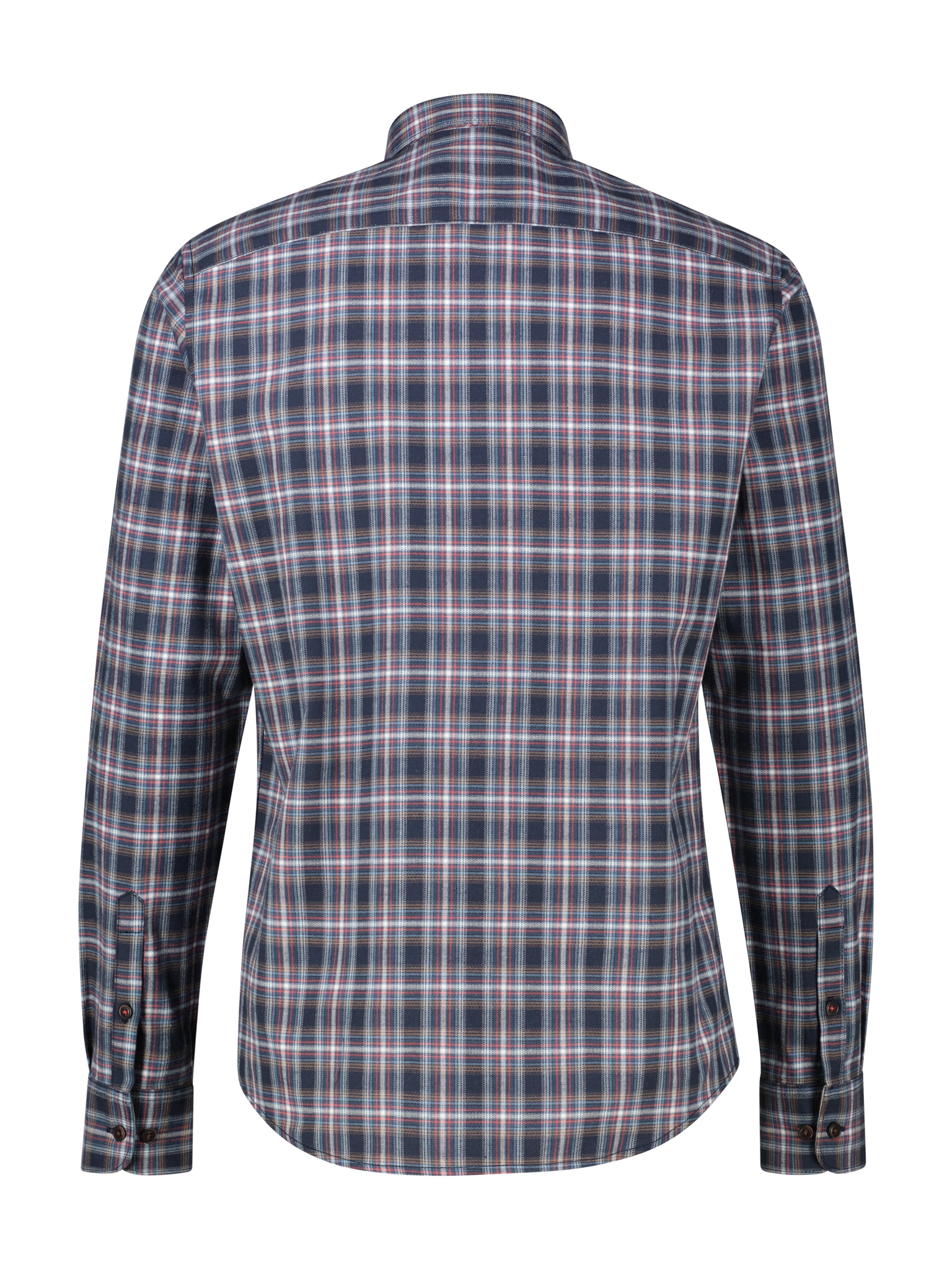 LERROS Karohemd, langarm, mit Button-Down-Kragen