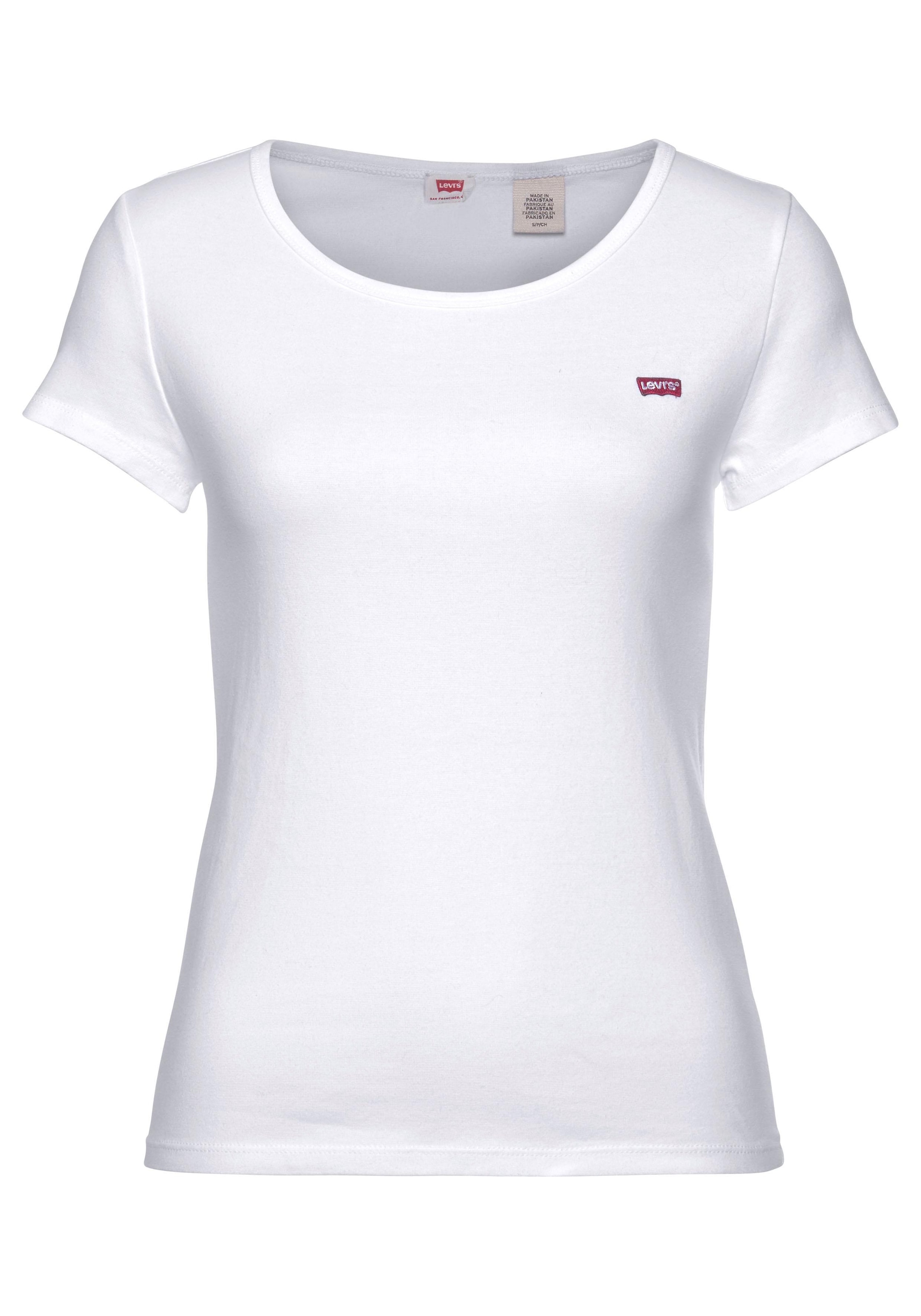 Levi's® T-Shirt »Mini-Logo«, (Packung, 2 tlg.), mit kleiner Markenlogo-Stickerei auf der Brust