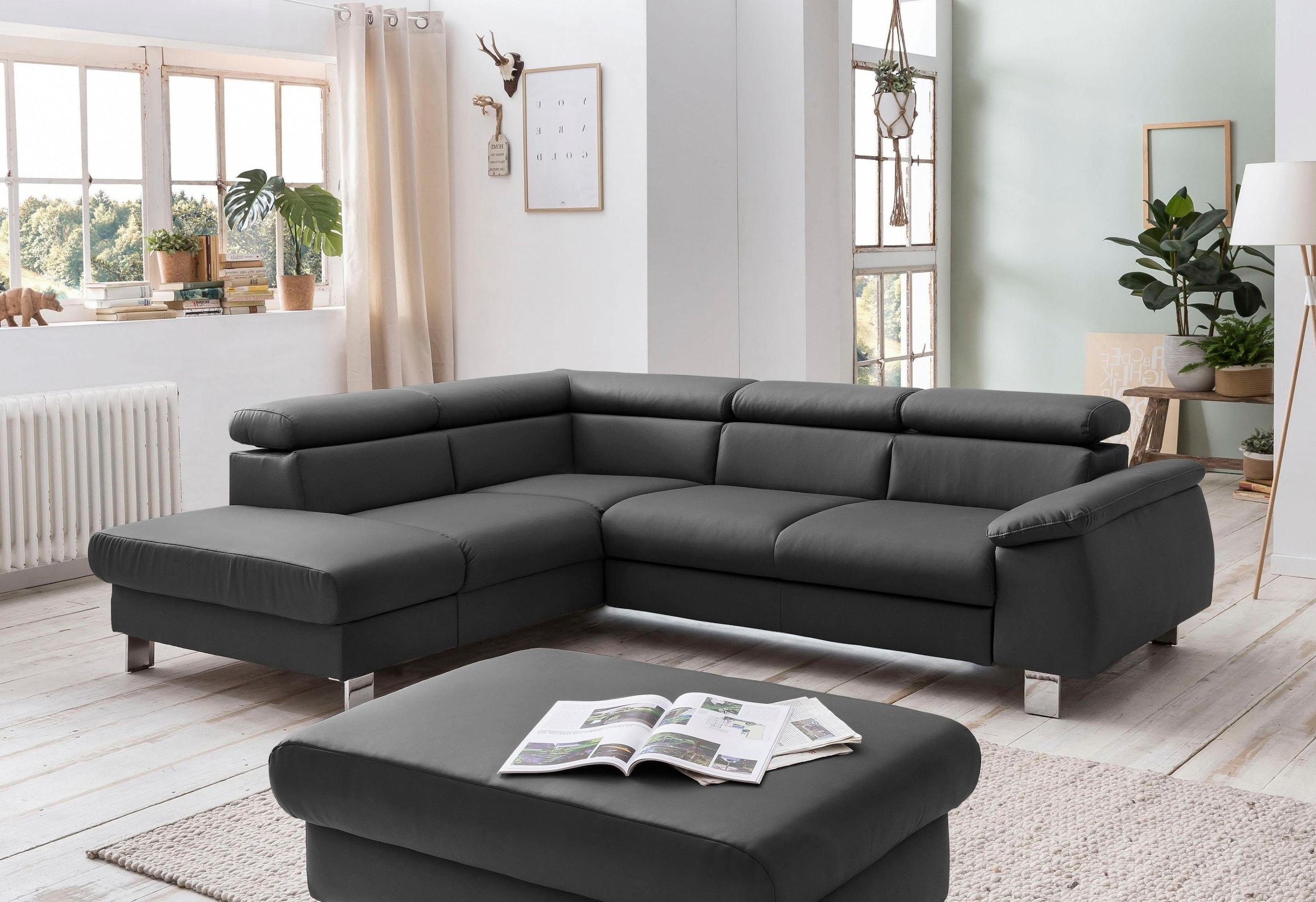COTTA Polstergarnitur »Komaris L-Form«, (Set), Set bestehend aus: Ecksofa m günstig online kaufen