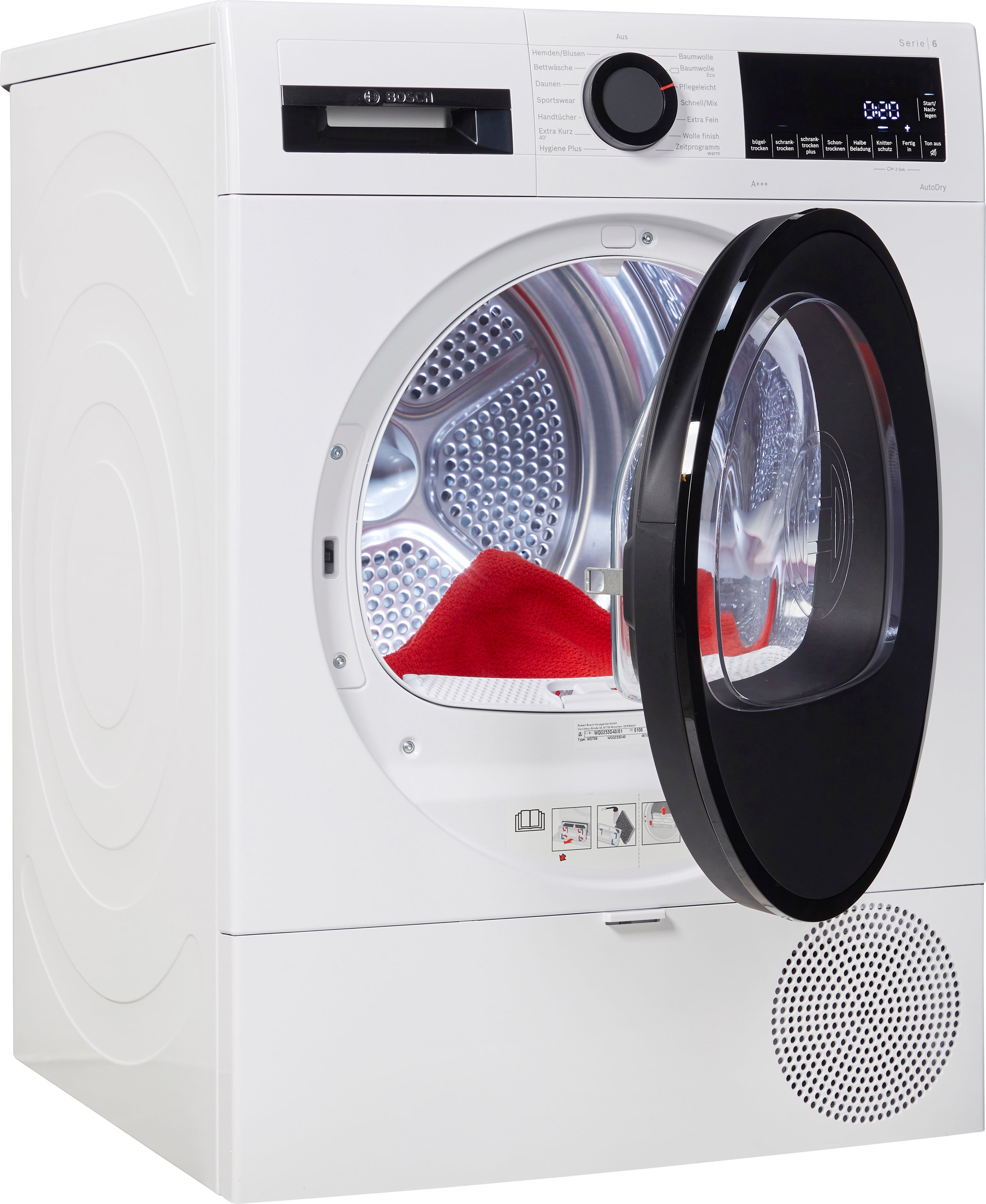 BOSCH Wärmepumpentrockner »WQG233D40«, 8 kg günstig online kaufen
