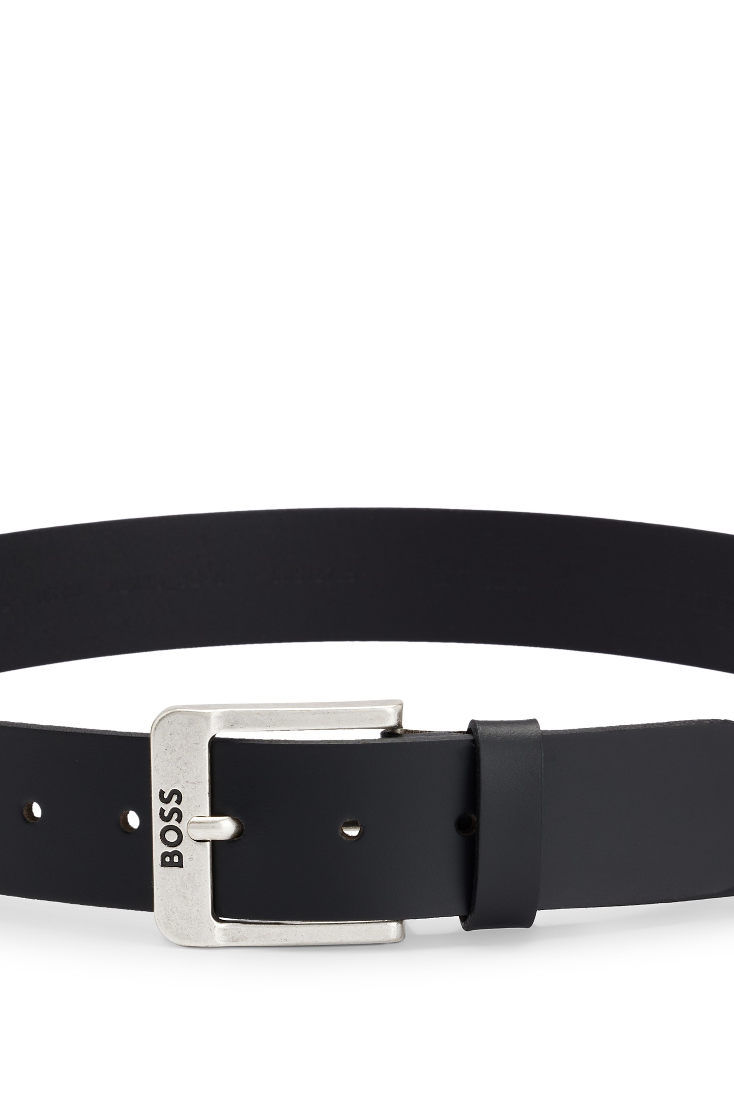 BOSS Ledergürtel »Jemio_Sz40«, mit BOSS Schriftzug