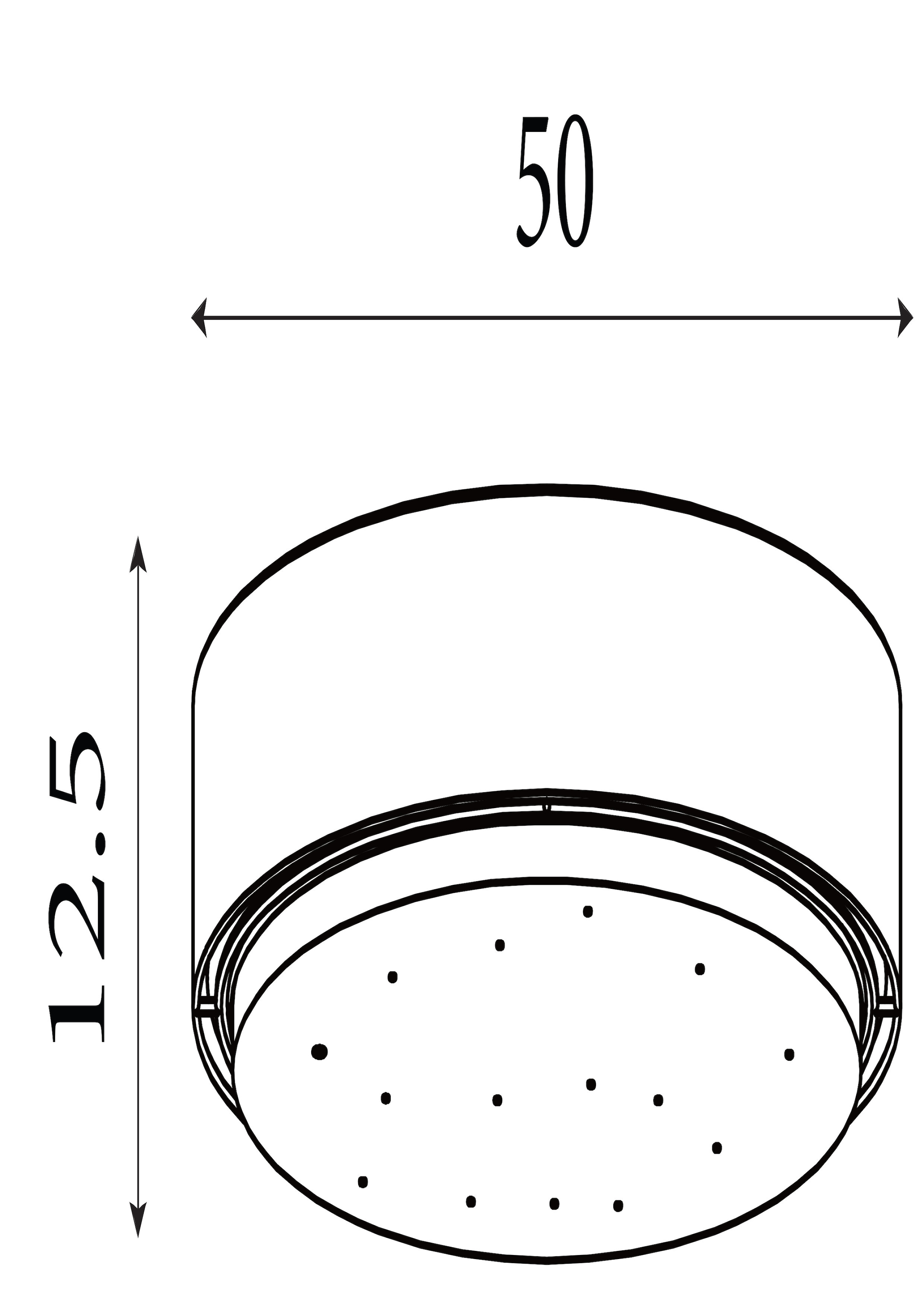 Searchlight Deckenleuchte »Gianna Flush - Grauer Stoff & Acryldiffusor« LED-Modul 1 Stk.