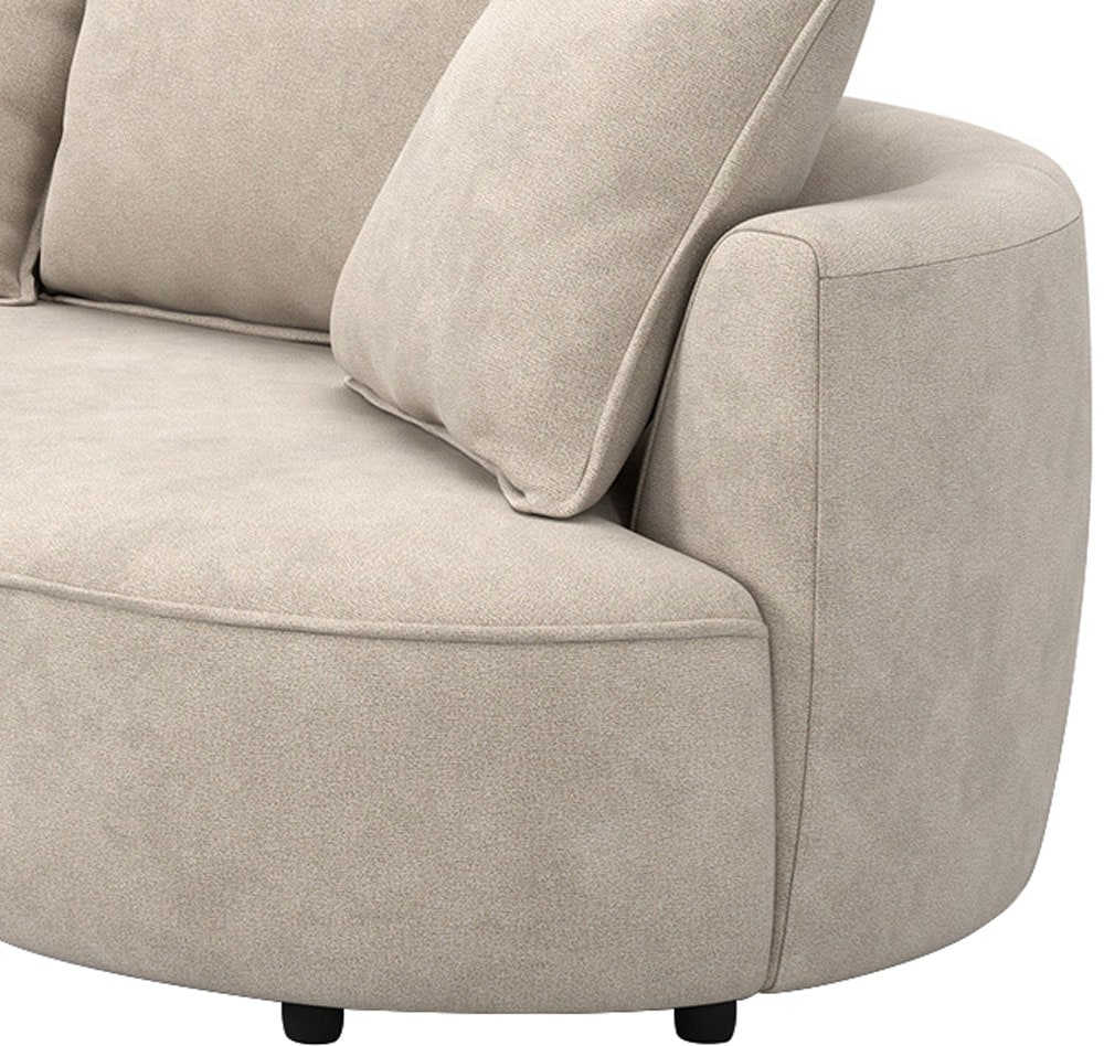 COTTA Ecksofa »Sana L-Form, Breite 260 cm« Loungesofa mit Wellenunterfederung