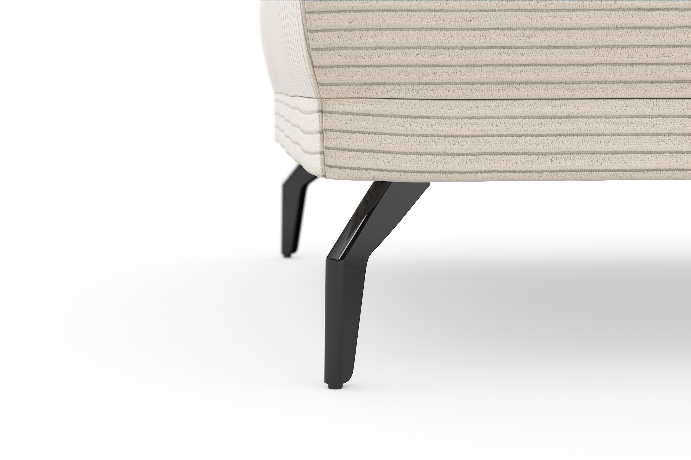 INOSIGN Hocker »Coco«, Cord-Bezug in 2 Ausführungen, Füßen 15 cm hoch