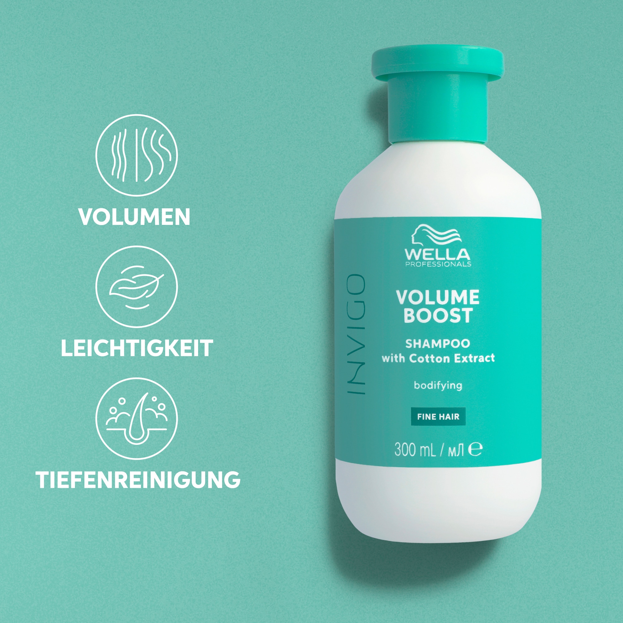 Wella Professionals Haarshampoo »Volume Boost Volumen Shampoo« mehr Volumen, pflegend, ultimativer Glanz, perfekt für feines Haar