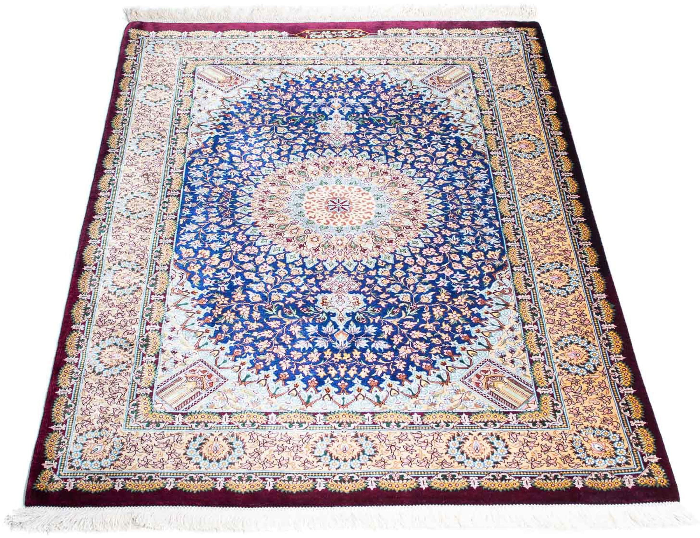 morgenland Orientteppich »Perser - Ghom - 117 x 79 cm - dunkelrot«, rechtec günstig online kaufen