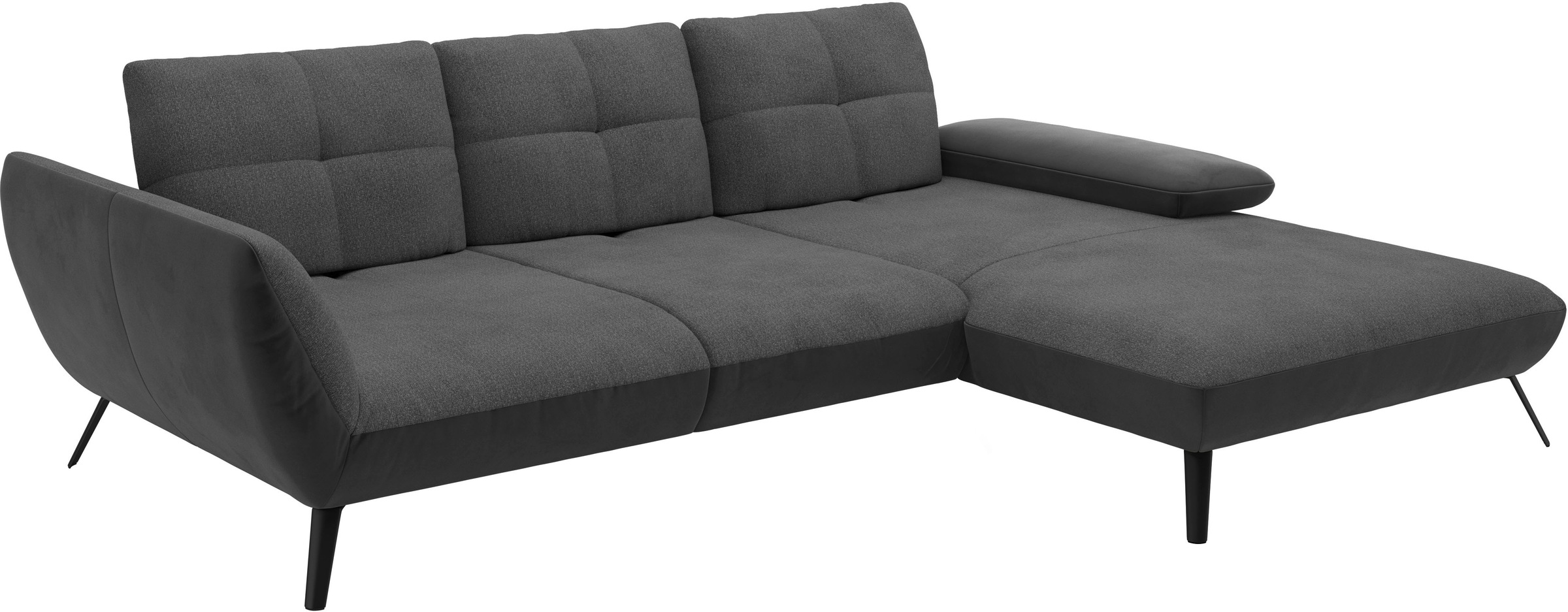 Places of Style Ecksofa »Mikado L-Form«, inkl. Sitztiefenverstellung und Armteilverstellung