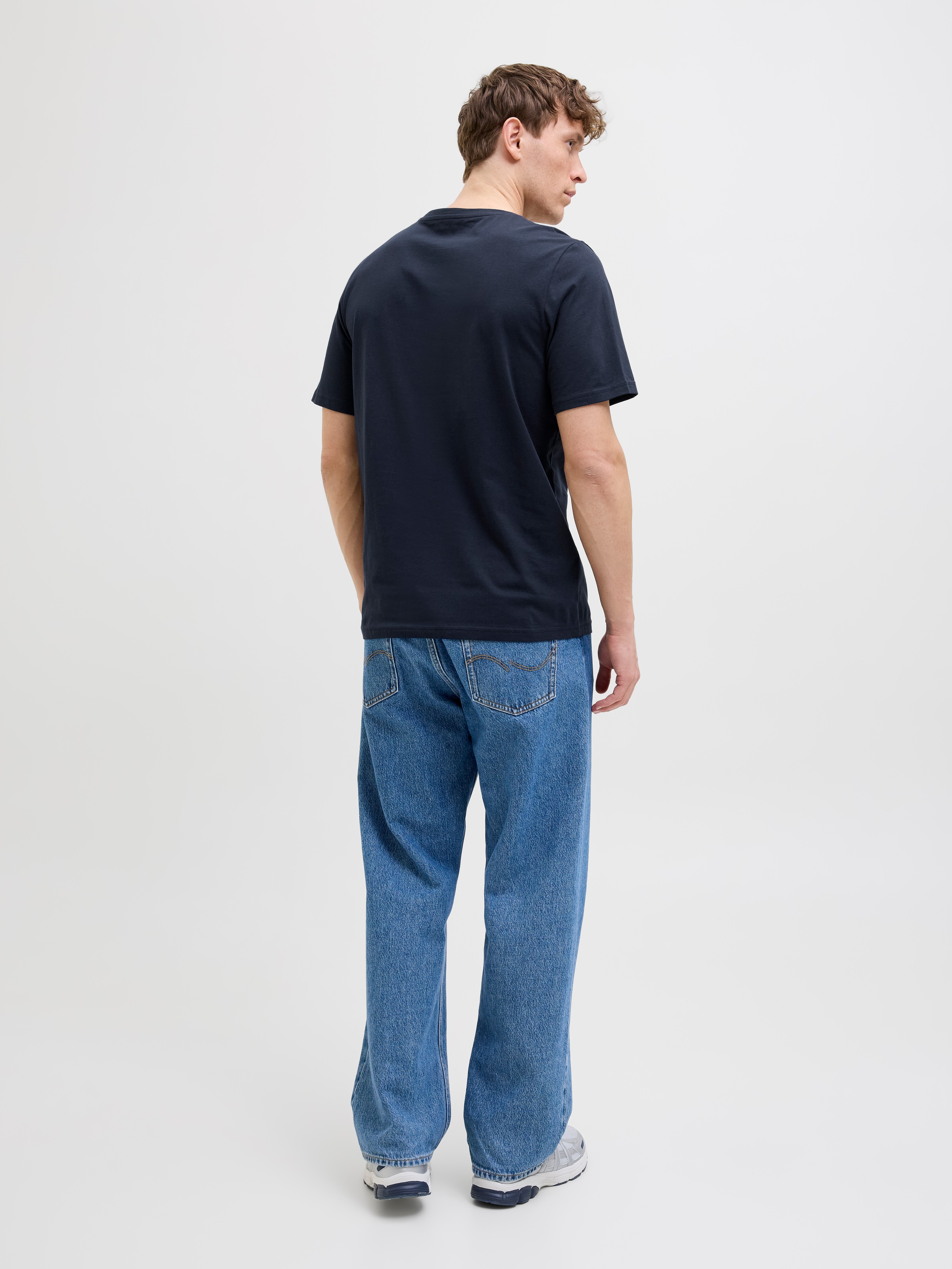 Jack & Jones Rundhalsshirt »JJSIMON TEE SS CREW NECK«