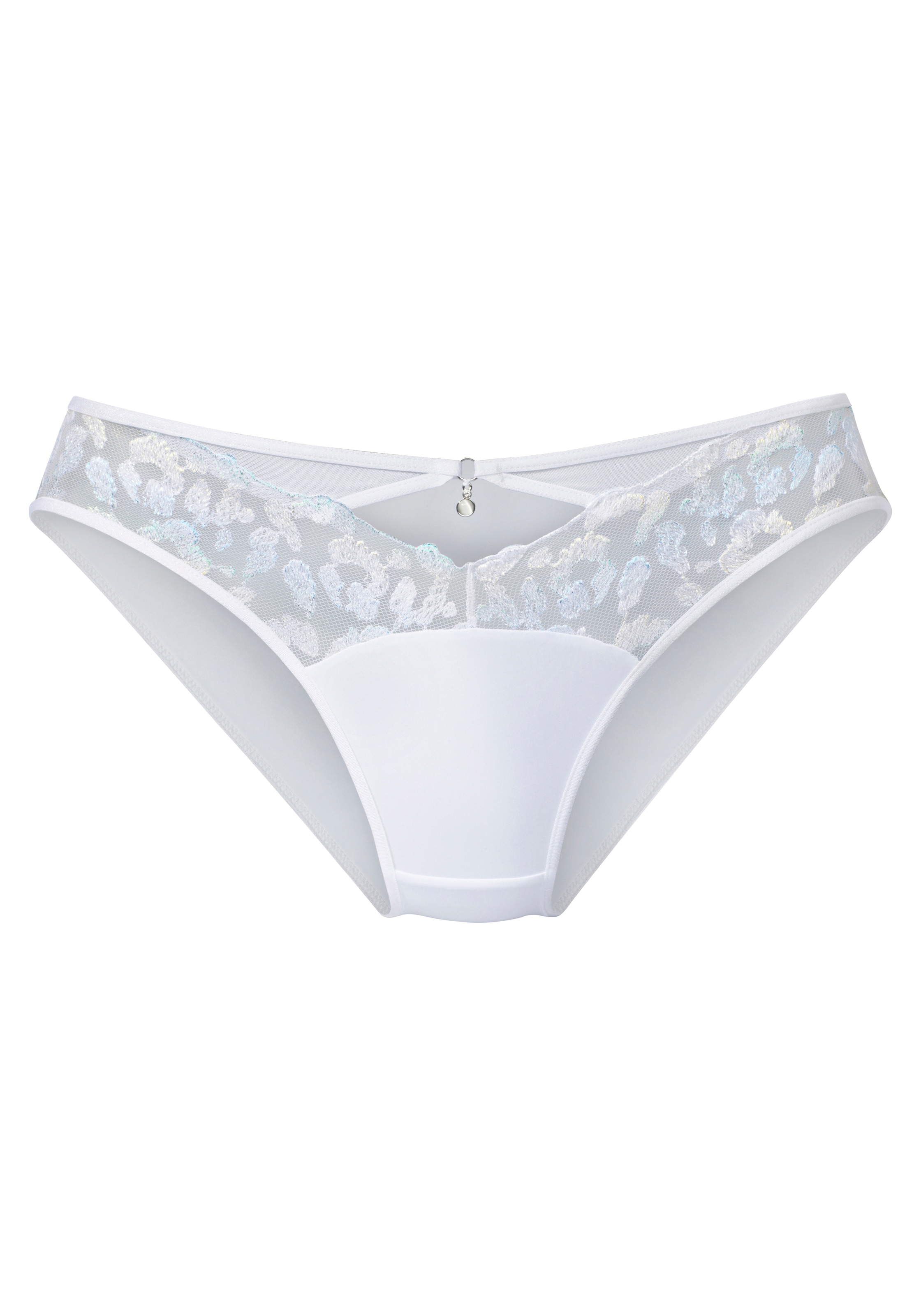 JETTE Slip aus Stickereispitze mit Glitzer-Effekte