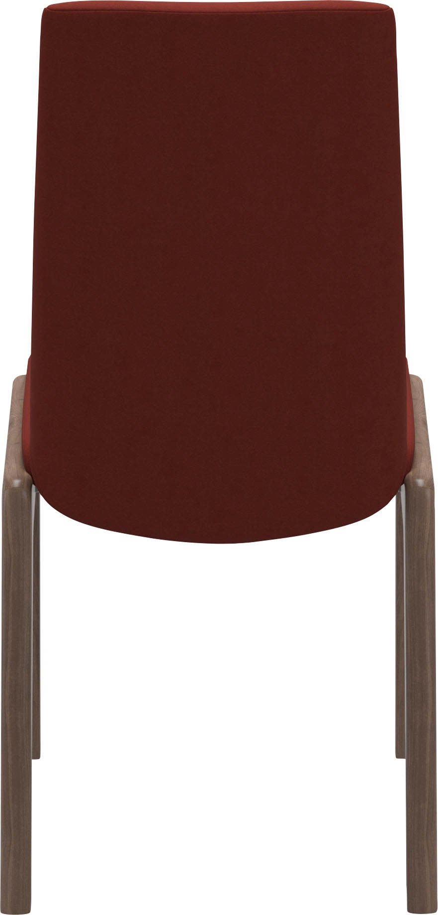 Stressless® Polsterstuhl »Laurel«, Microfaser DINAMICA, Low Back, Größe M, mit abgerundeten Beinen in Walnuss