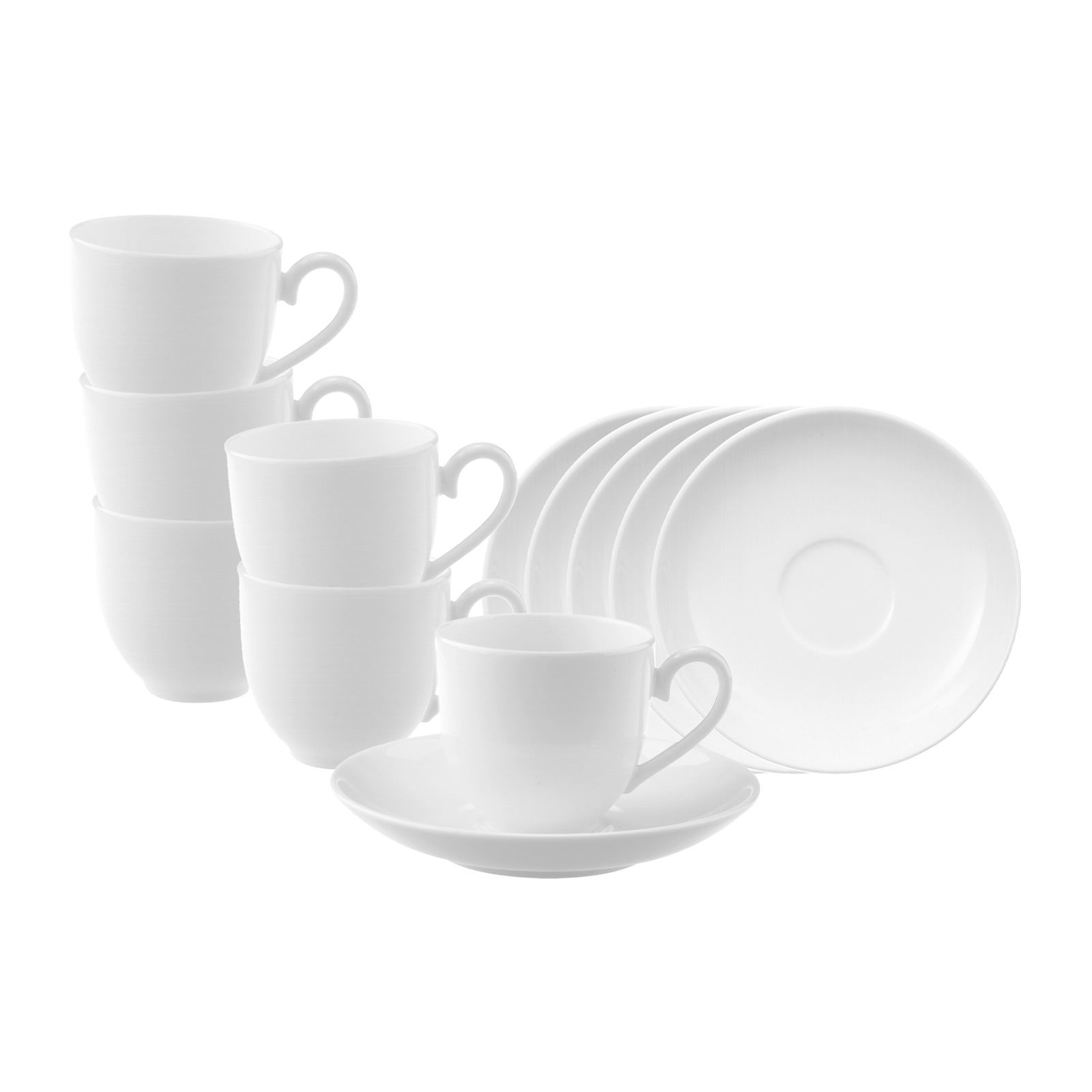 Villeroy & Boch Tasse »Espressotassen mit Untertassen Royal 100 ml weiß« günstig online kaufen